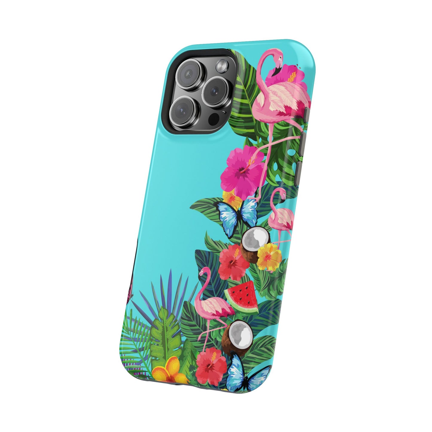 Pink Flamingo MagSafe iPhone® Case
