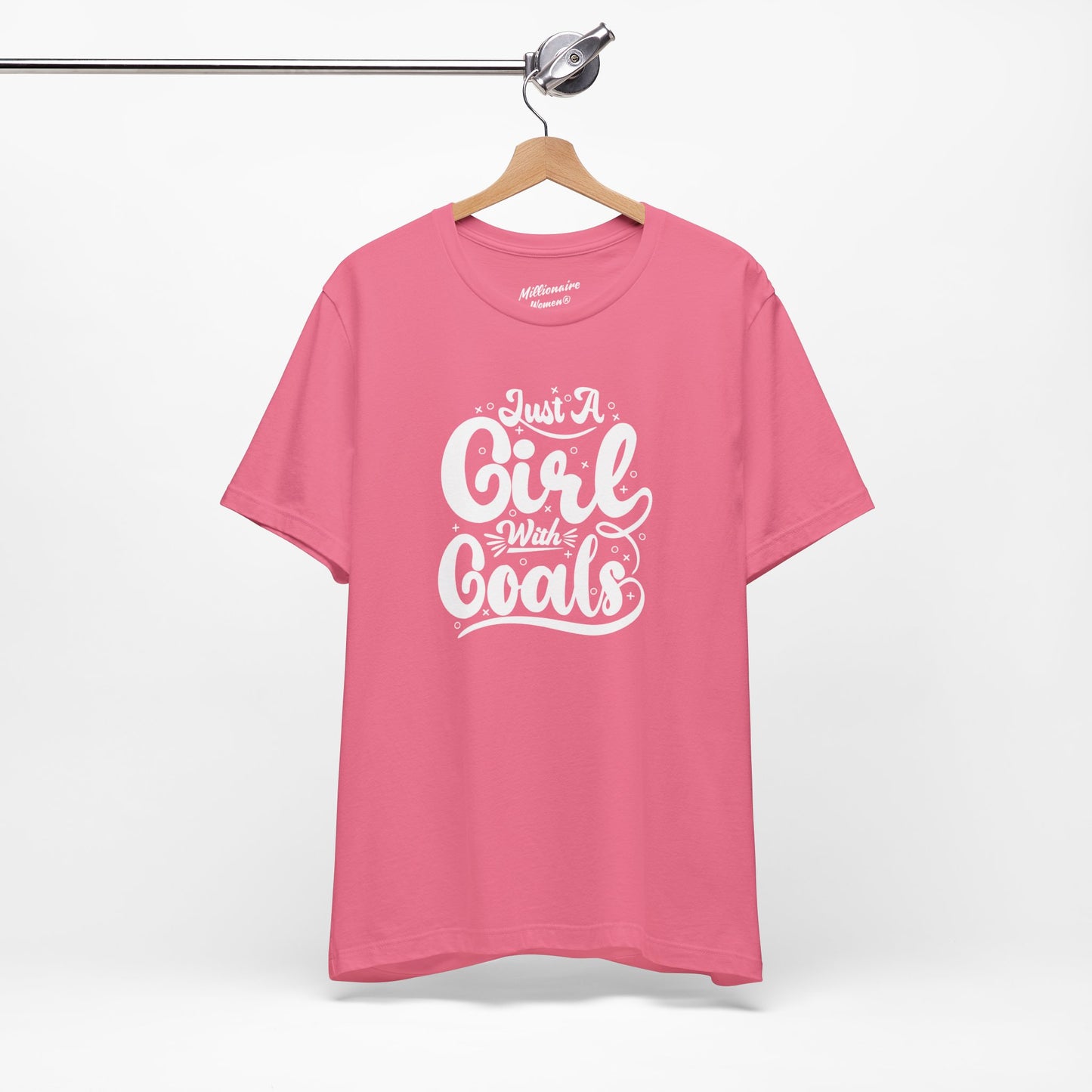 Just a Girl with Goals Soft Cotton Tee
