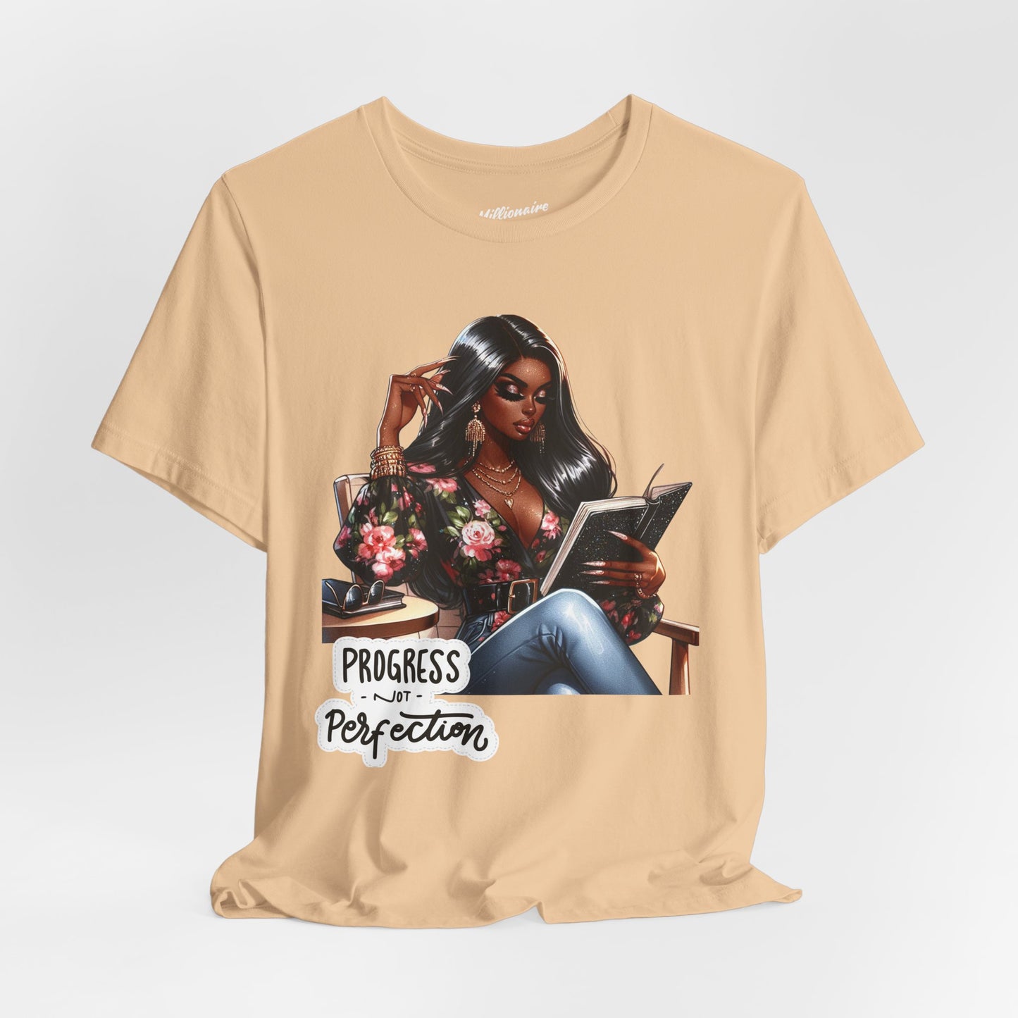 Progress Not Perfection Soft Cotton Tee