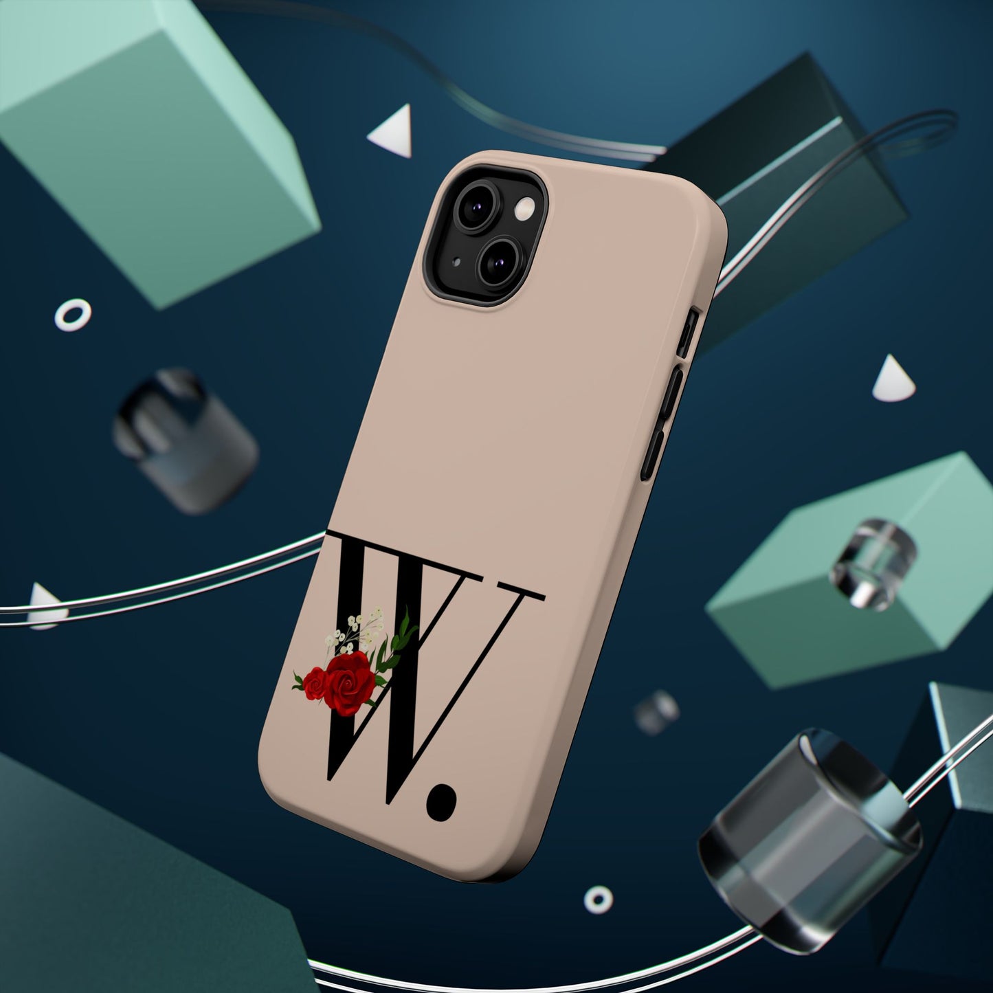 Personalized Letter W MagSafe iPhone® Case