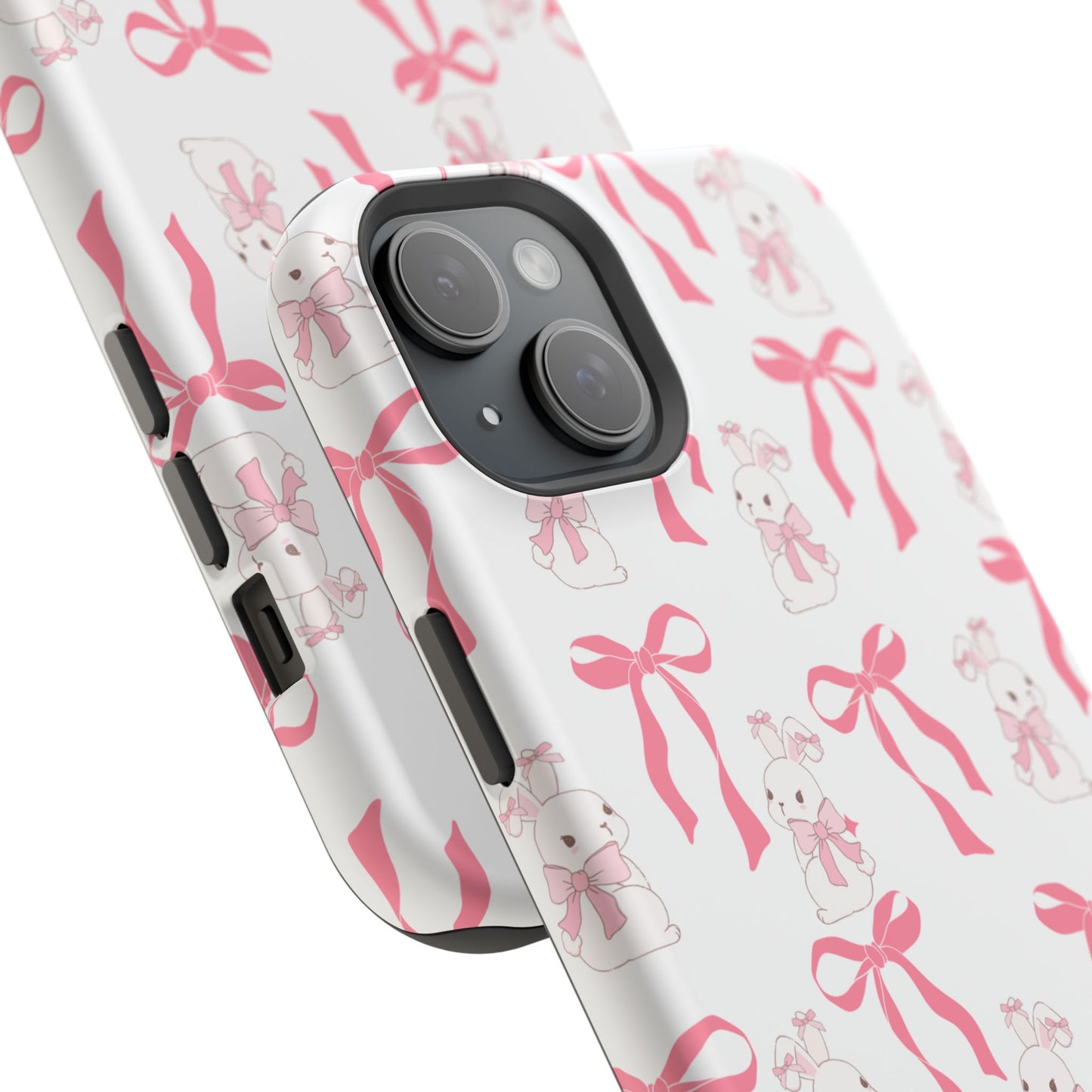 Pink Bows & Bunnies MagSafe iPhone® Case