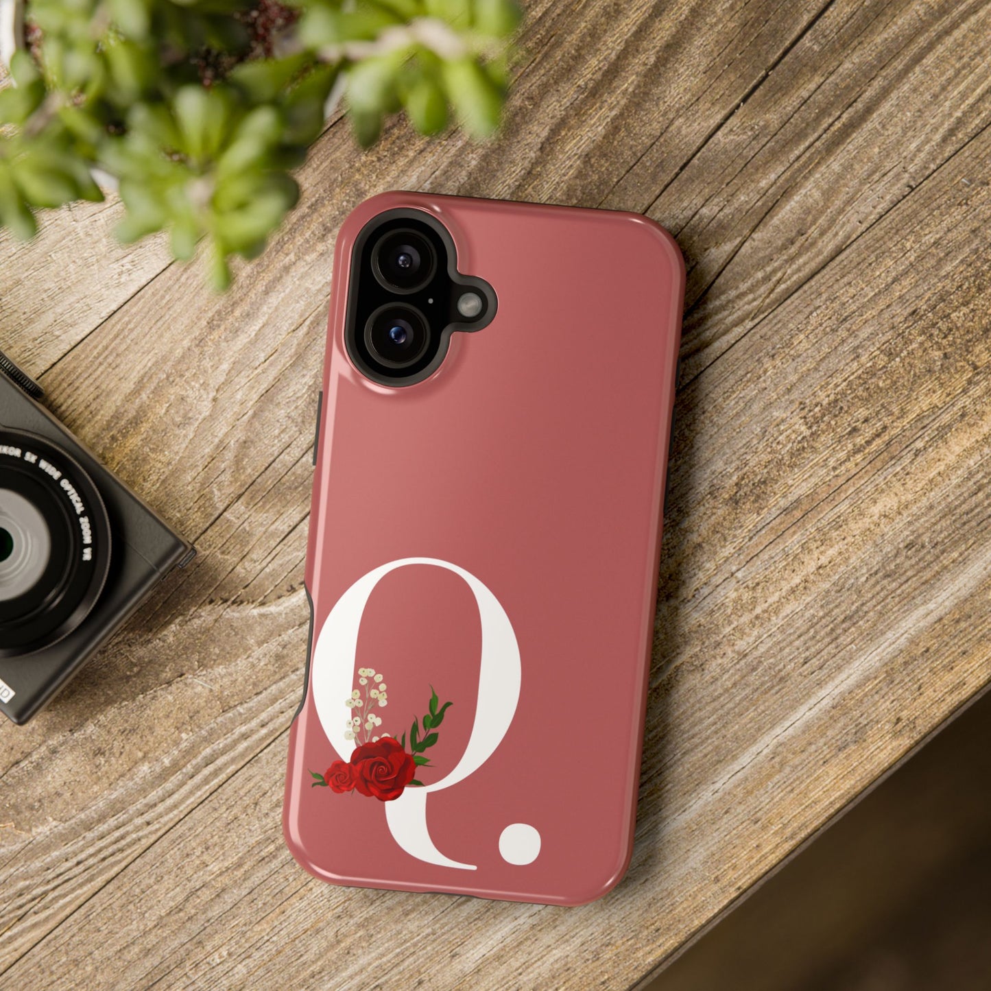 Personalized Letter Q MagSafe iPhone® Case