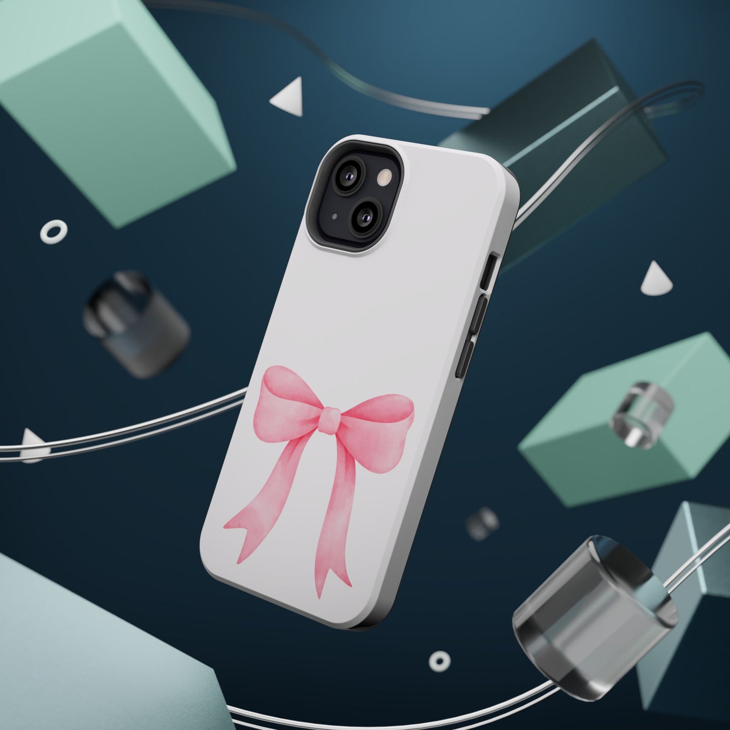 Pink Bow MagSafe iPhone® Case