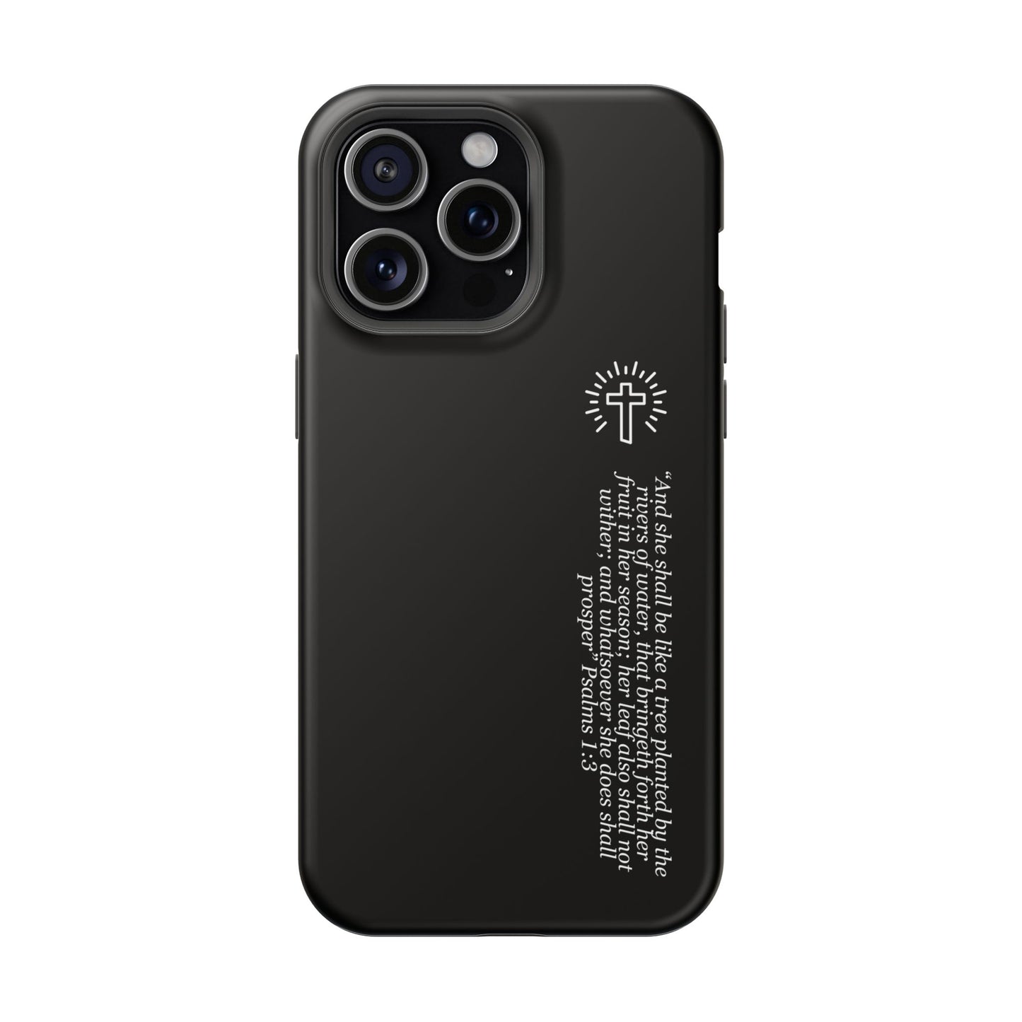 She Shall be Planted MagSafe iPhone® Case Black
