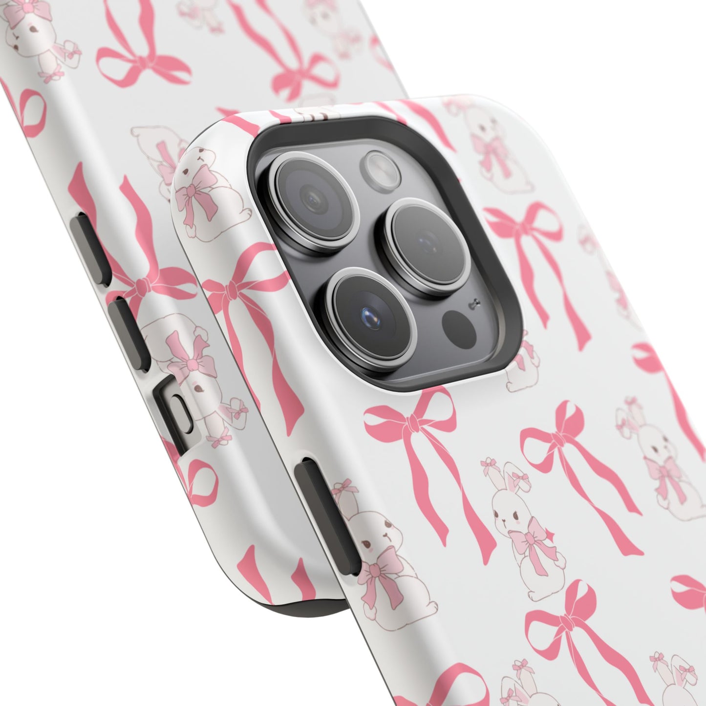 Pink Bows & Bunnies MagSafe iPhone® Case