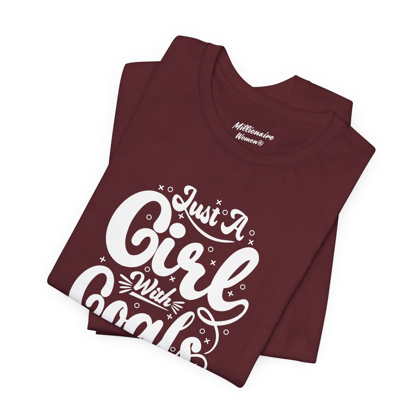 Just a Girl with Goals Soft Cotton Tee