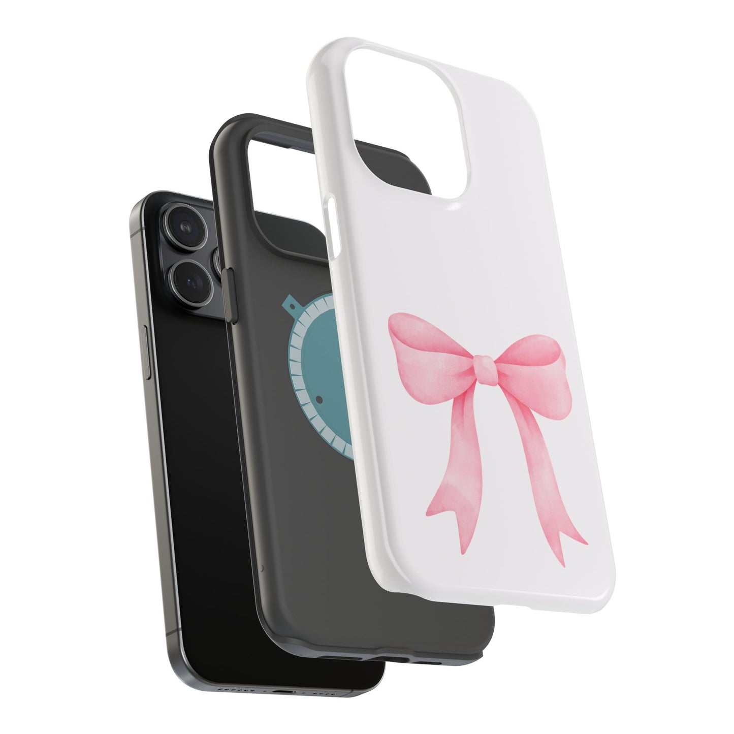 Pink Bow MagSafe iPhone® Case