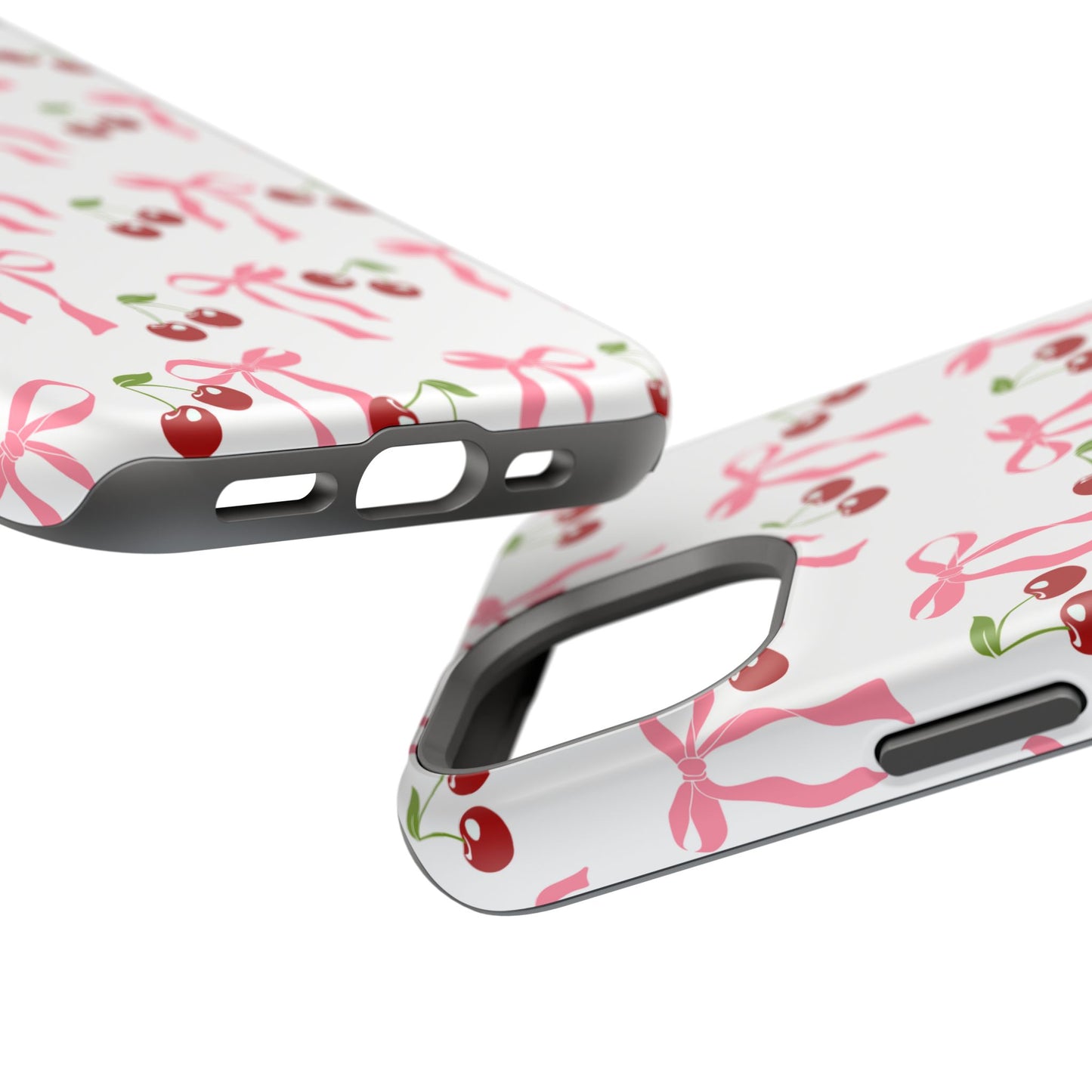 Pink Bows & Cherry MagSafe iPhone® Case