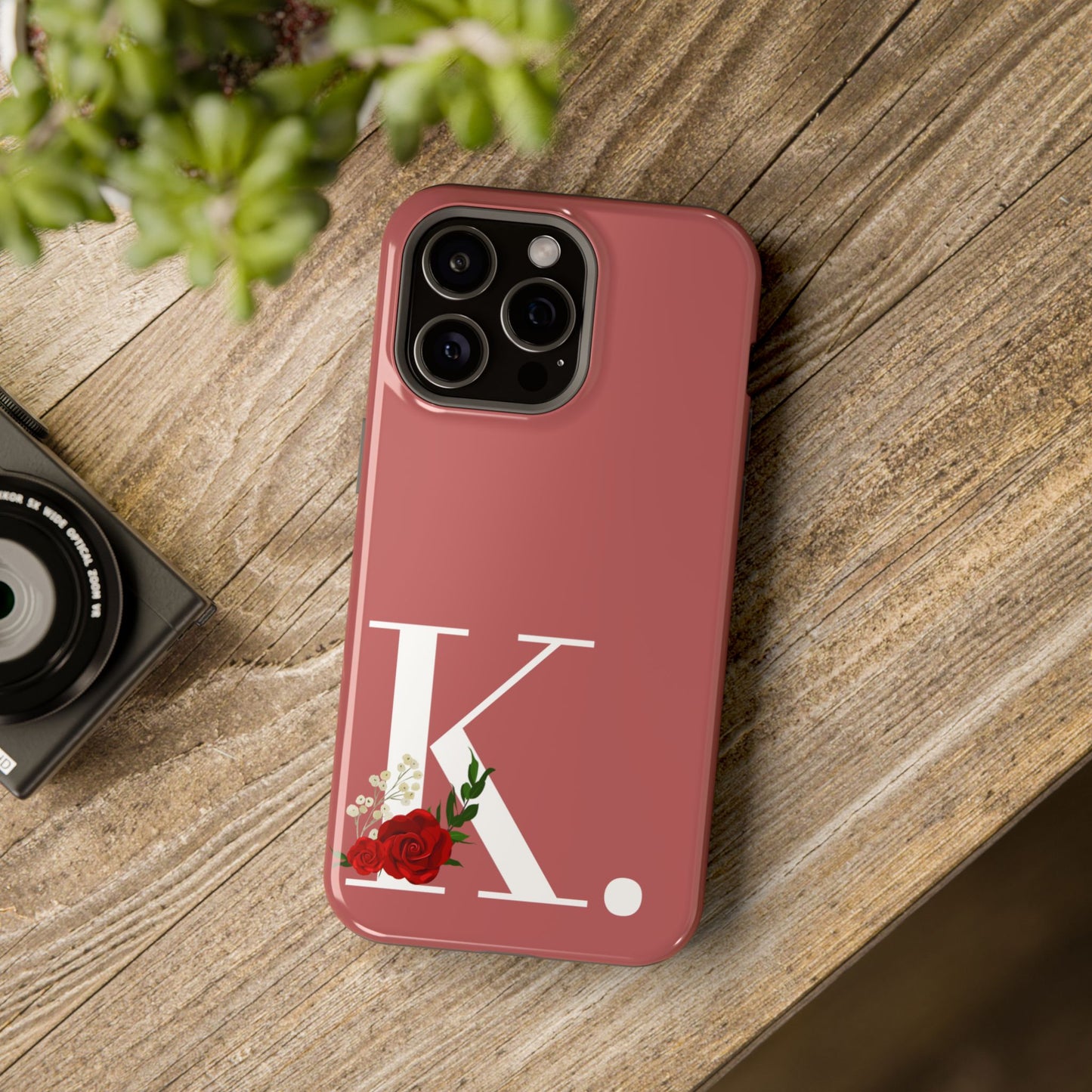Personalized Letter K MagSafe iPhone® Case