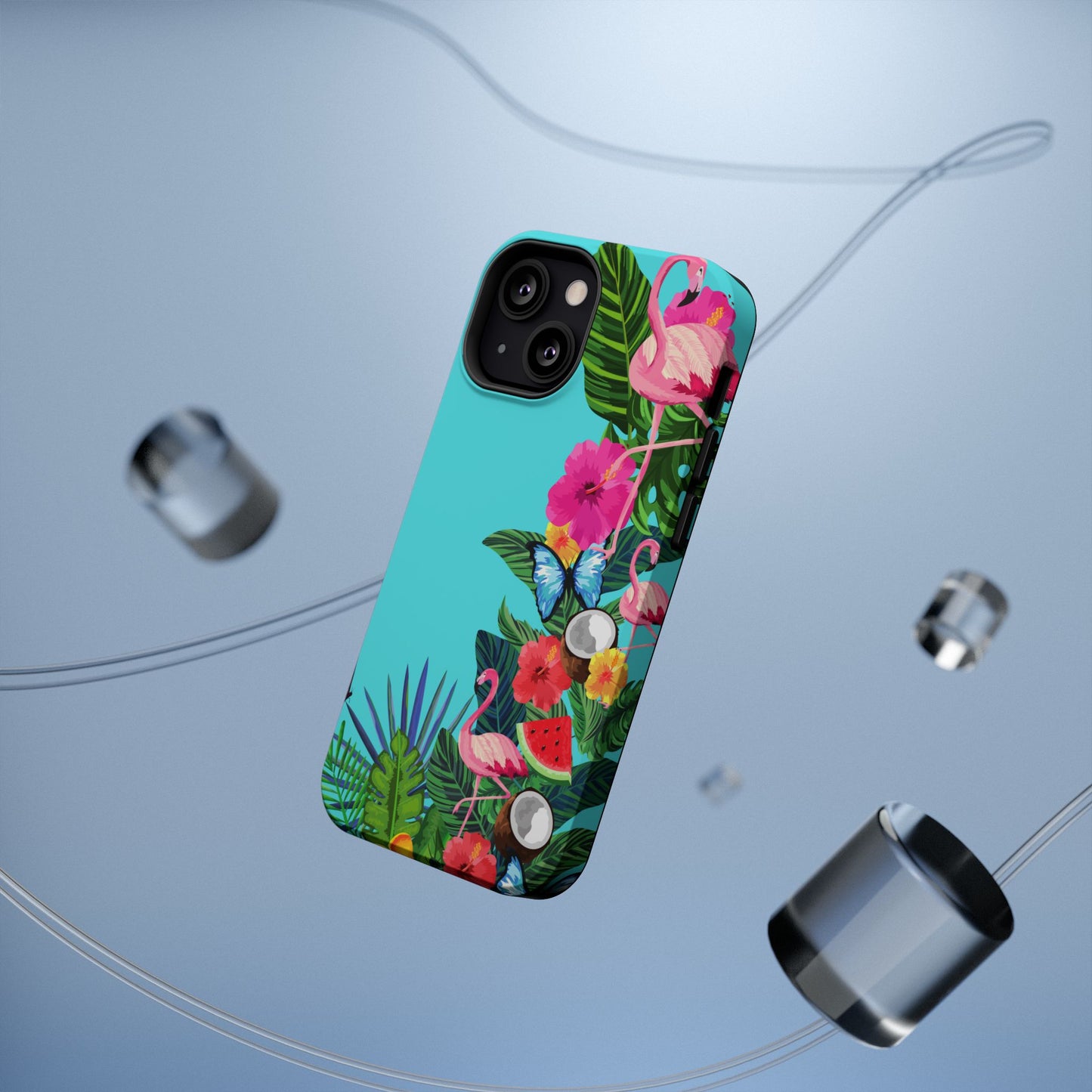 Pink Flamingo MagSafe iPhone® Case