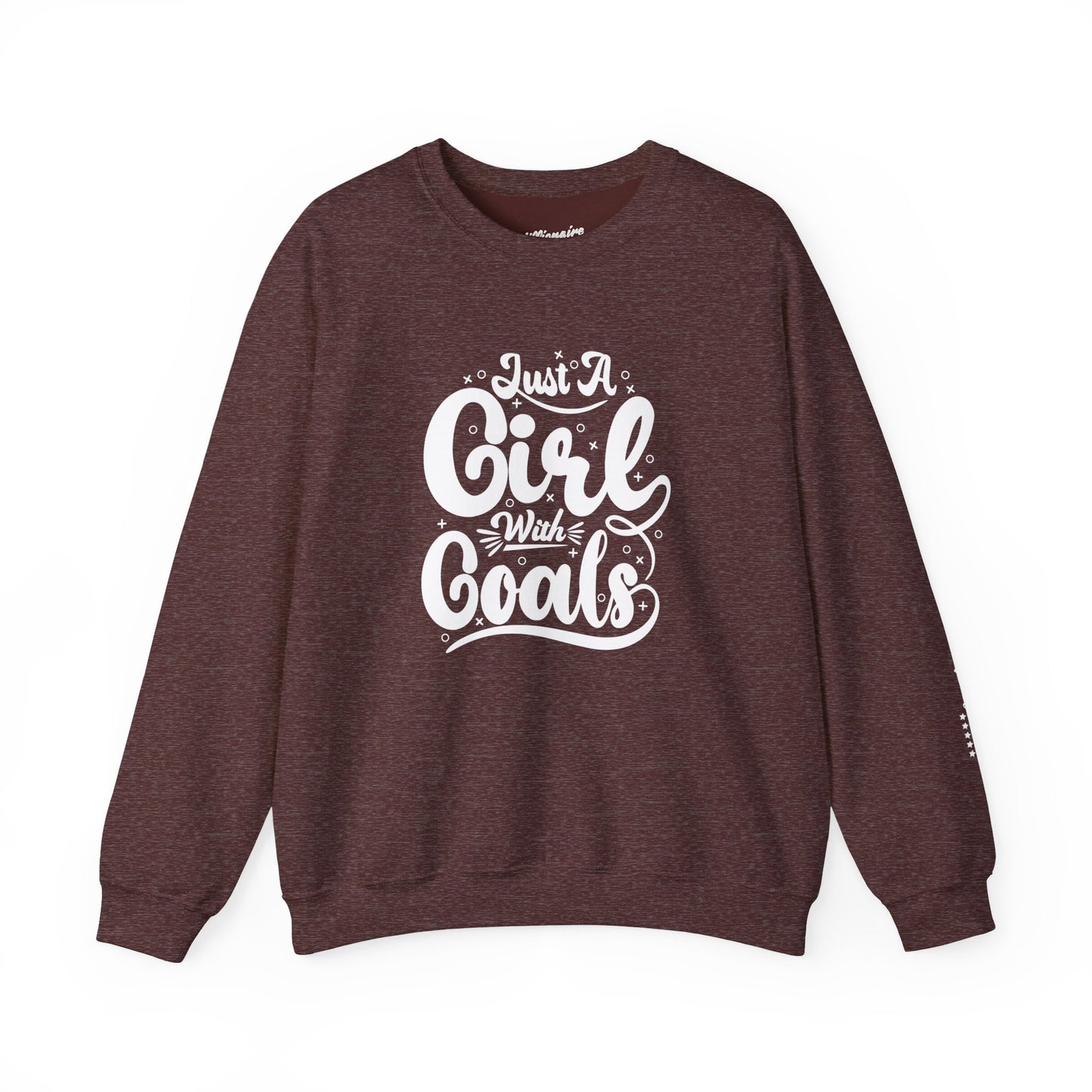 Just a Girl with Goals Unisex Crewneck Sweatshirt