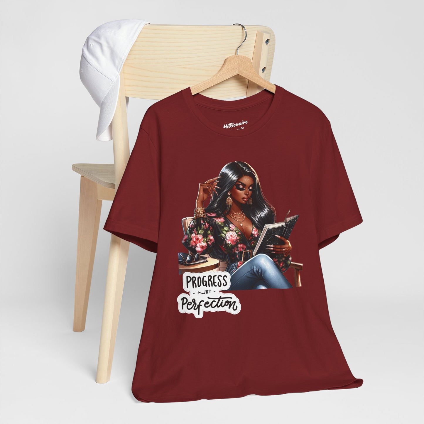 Progress Not Perfection Soft Cotton Tee