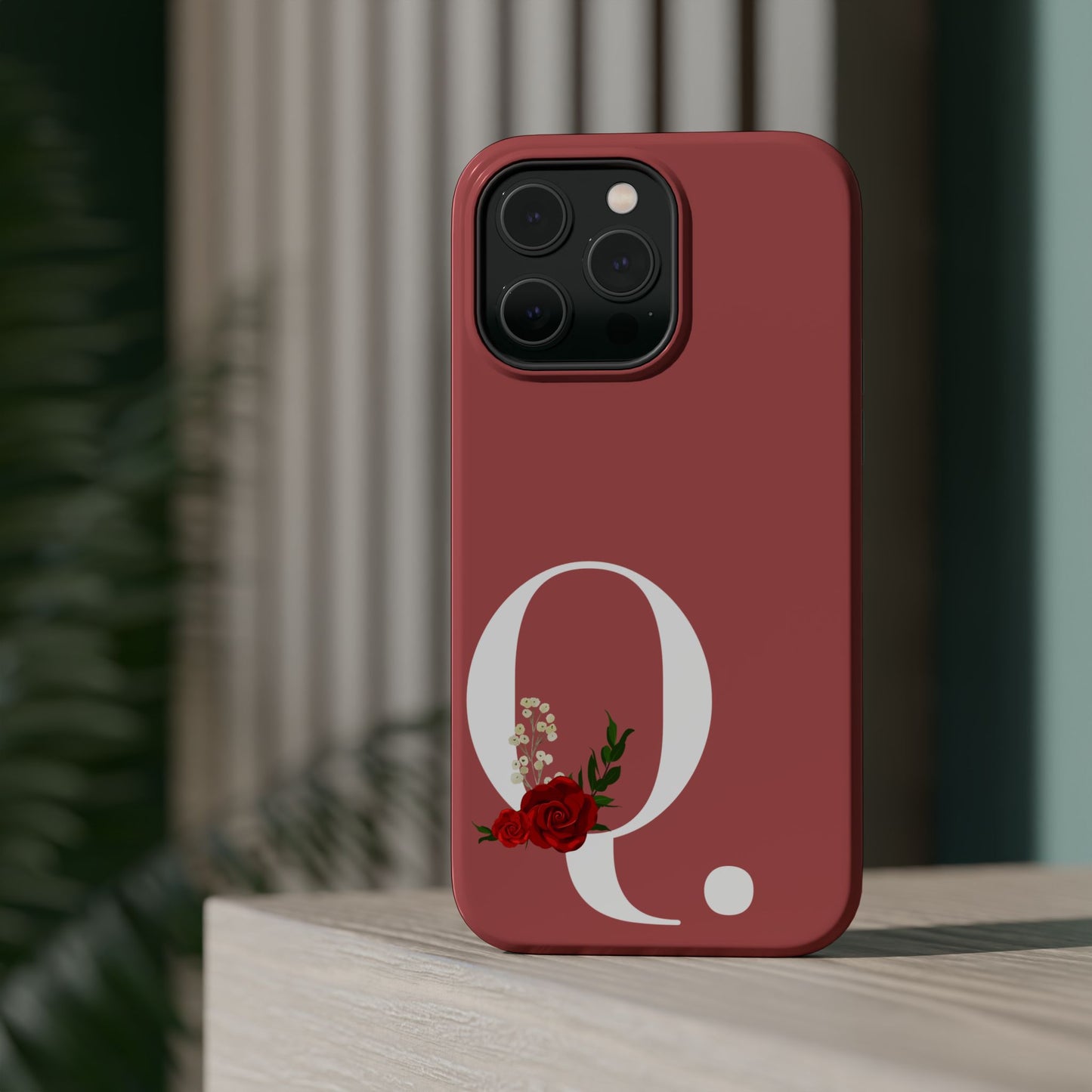 Personalized Letter Q MagSafe iPhone® Case