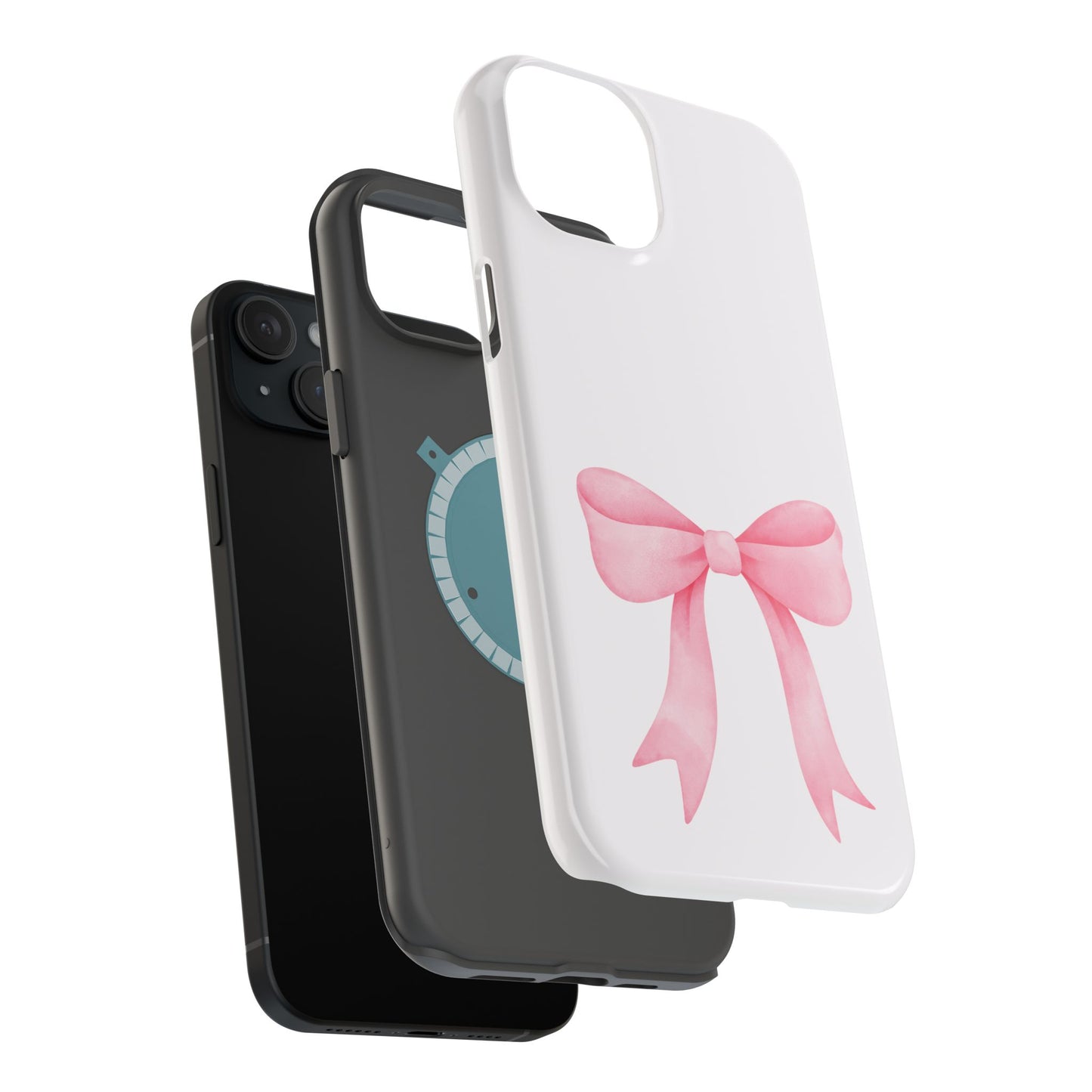Pink Bow MagSafe iPhone® Case