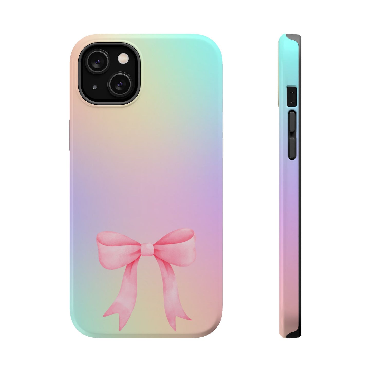 Pink Bow & Cotton Candy MagSafe iPhone® Case