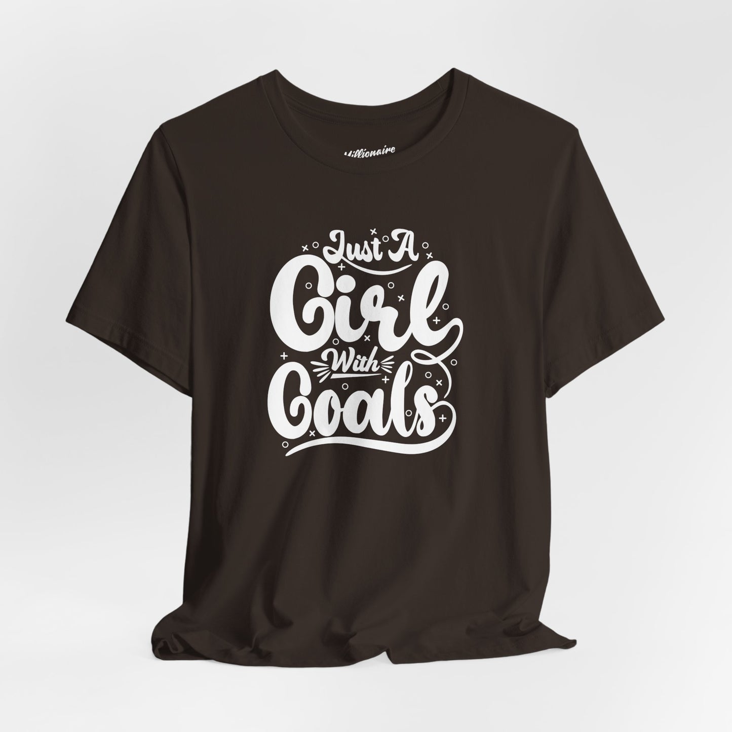 Just a Girl with Goals Soft Cotton Tee