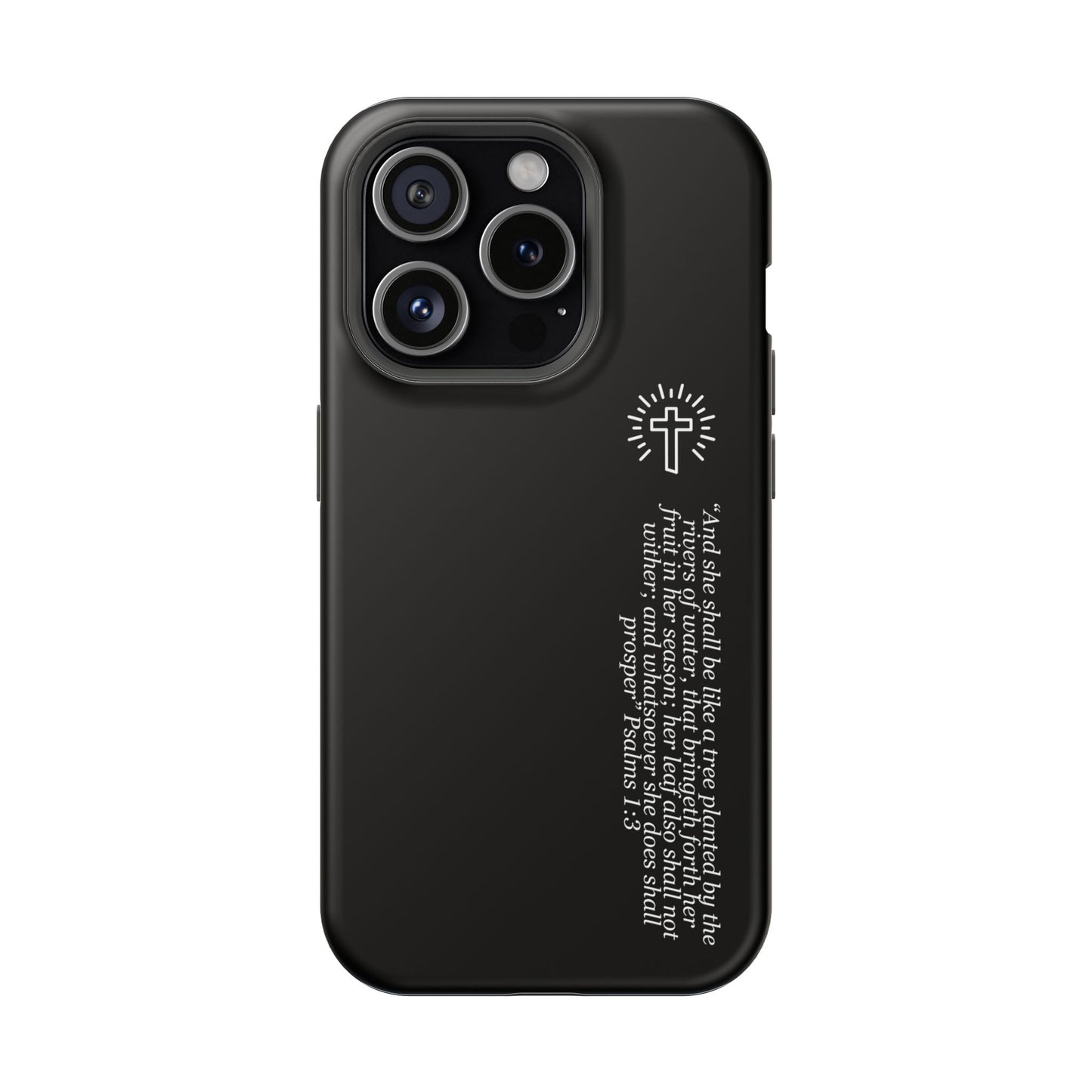 She Shall be Planted MagSafe iPhone® Case Black