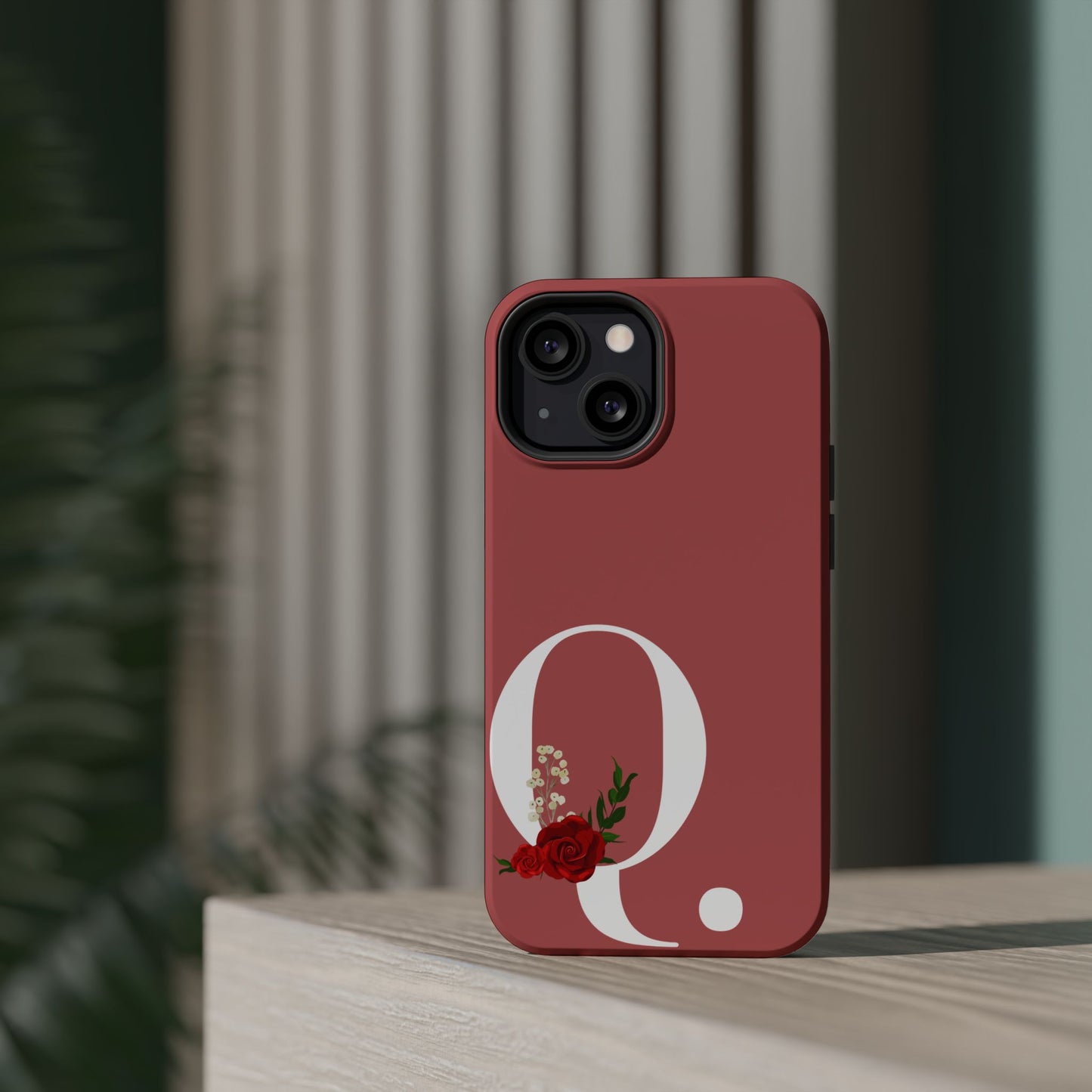 Personalized Letter Q MagSafe iPhone® Case