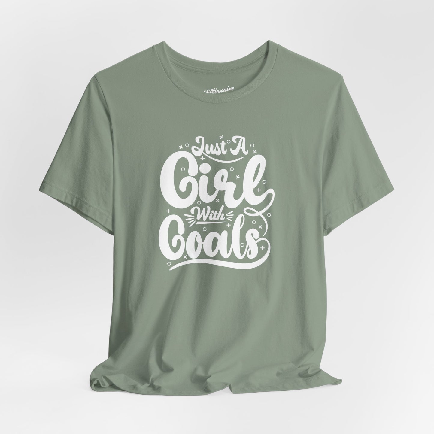 Just a Girl with Goals Soft Cotton Tee