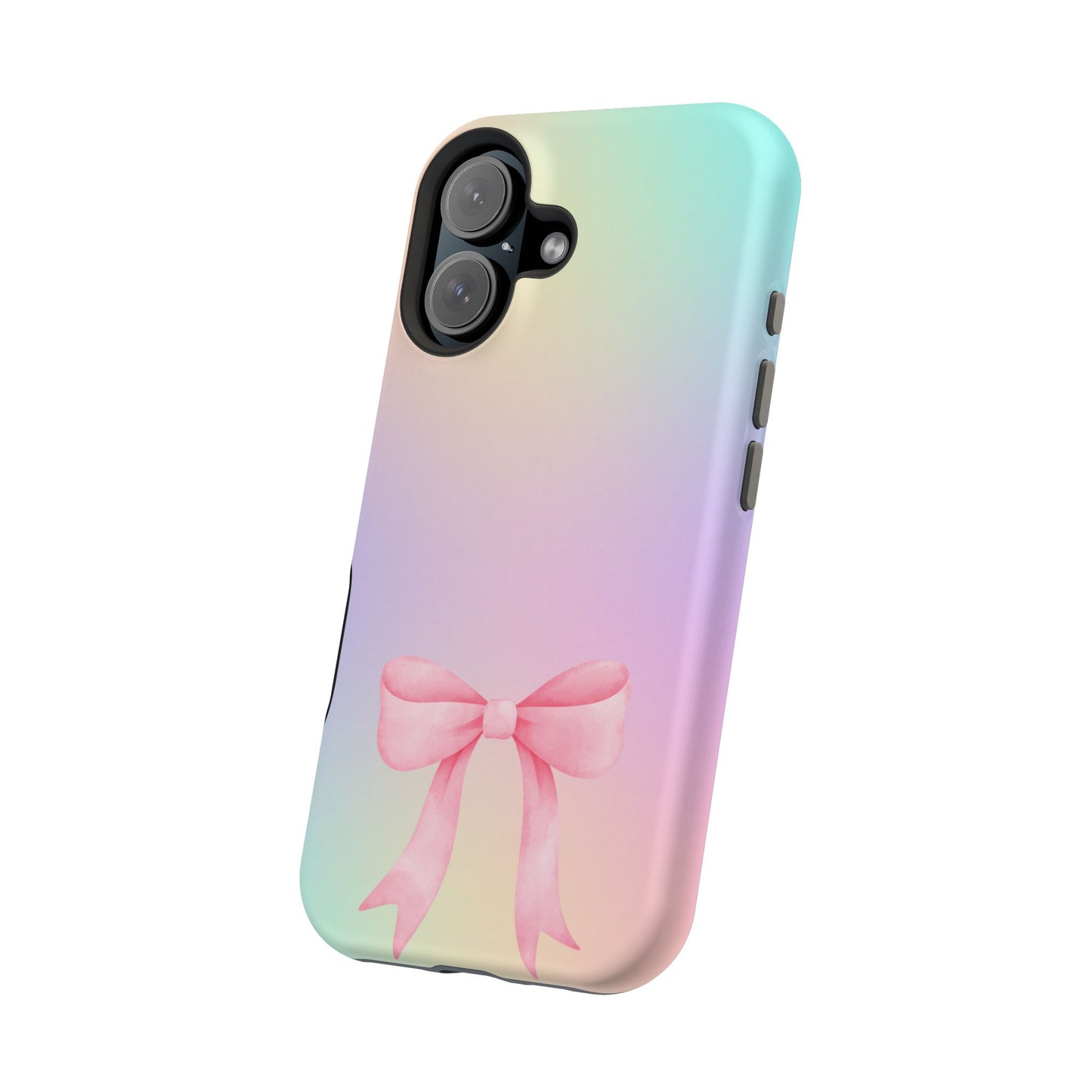 Pink Bow & Cotton Candy MagSafe iPhone® Case