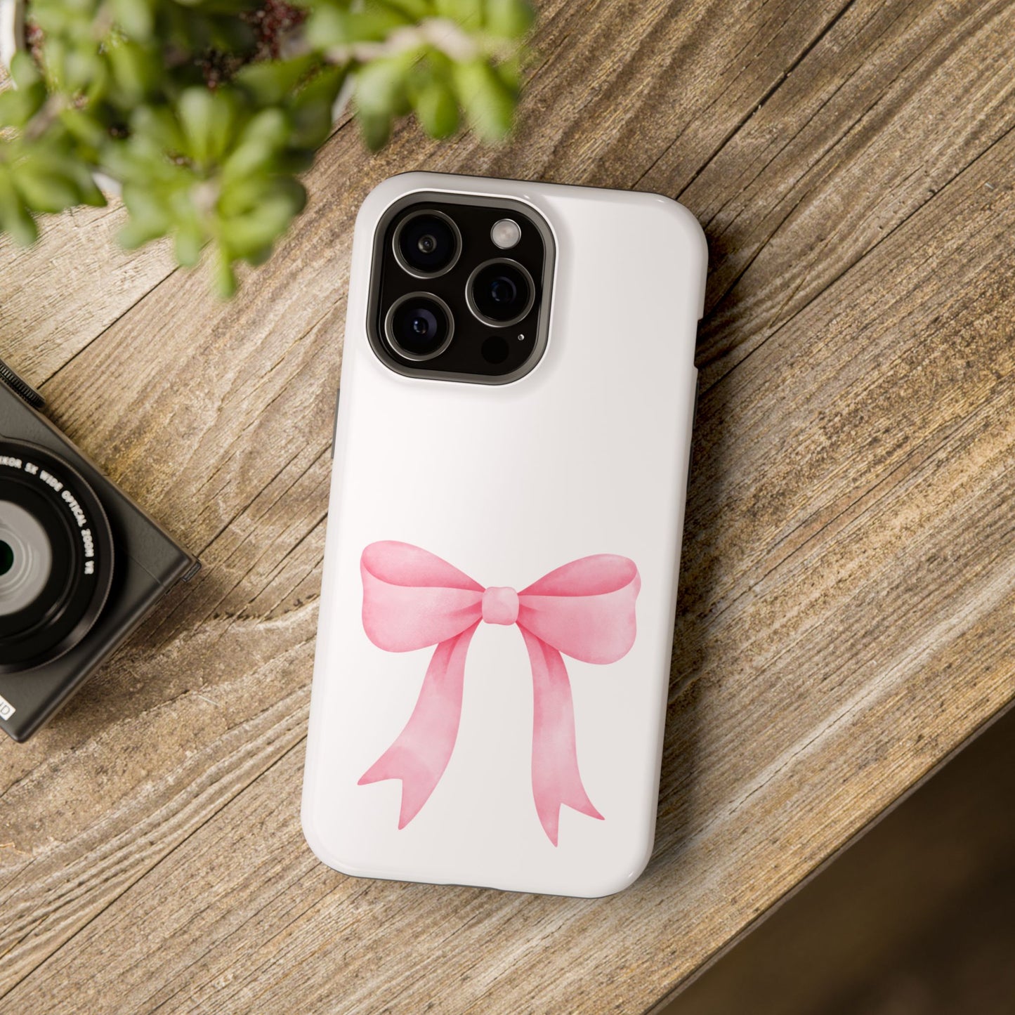 Pink Bow MagSafe iPhone® Case