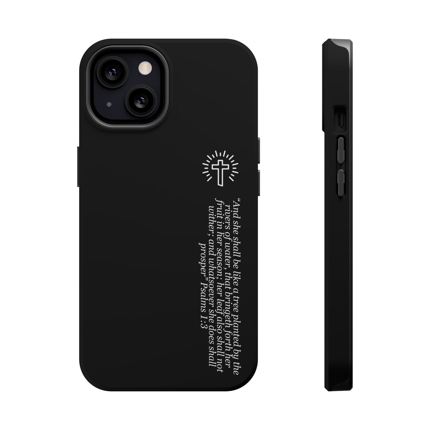 She Shall be Planted MagSafe iPhone® Case Black