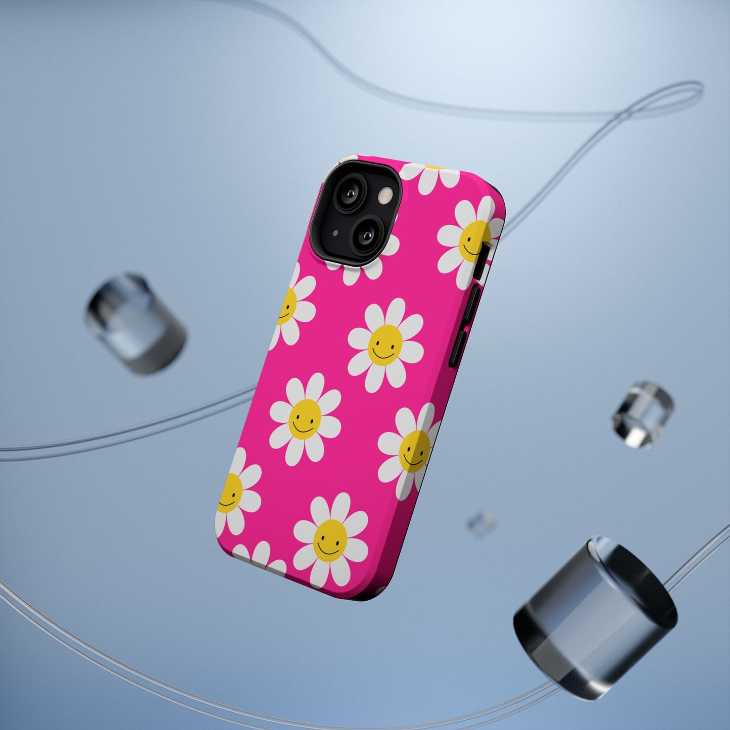 Pink Flowers MagSafe iPhone® Case