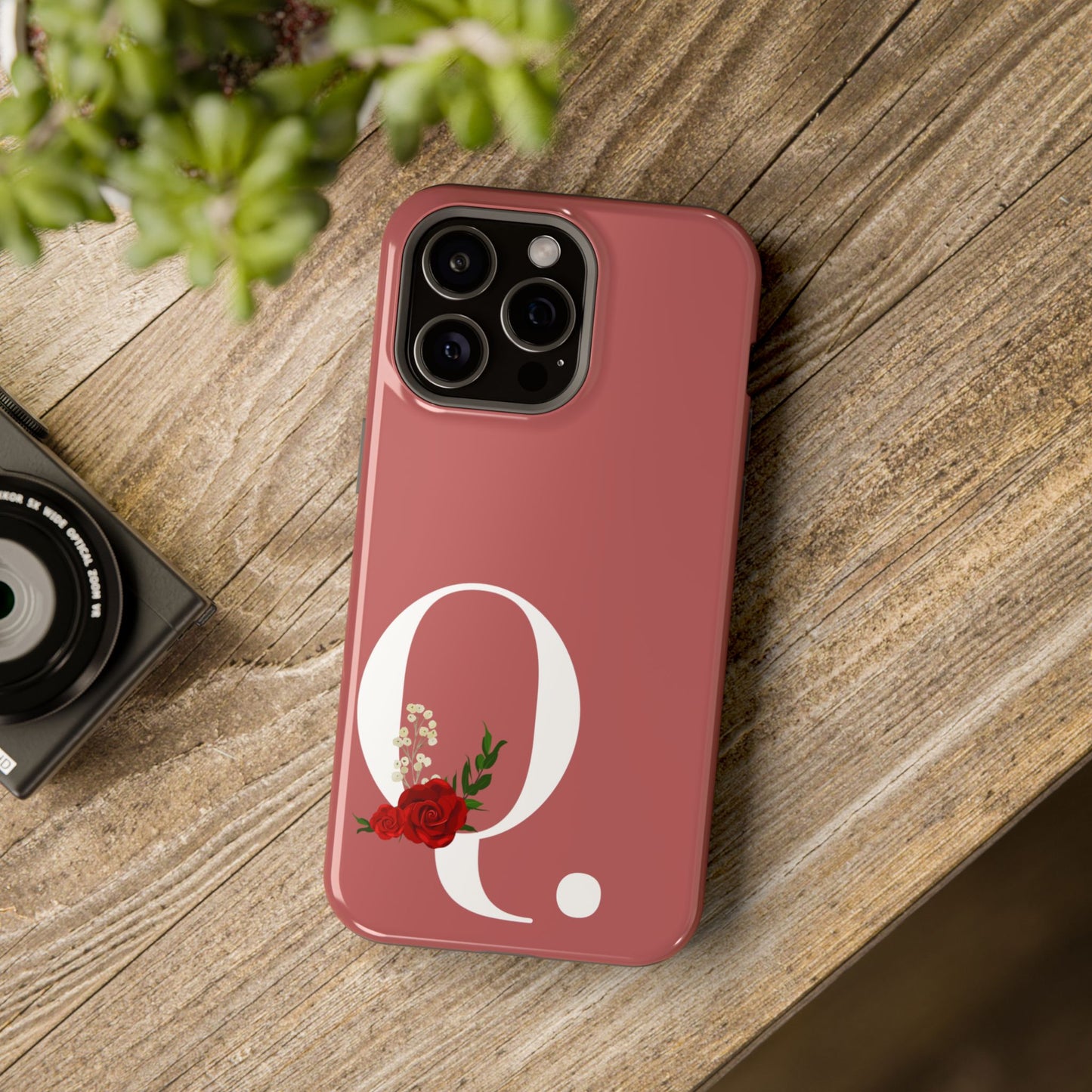 Personalized Letter Q MagSafe iPhone® Case
