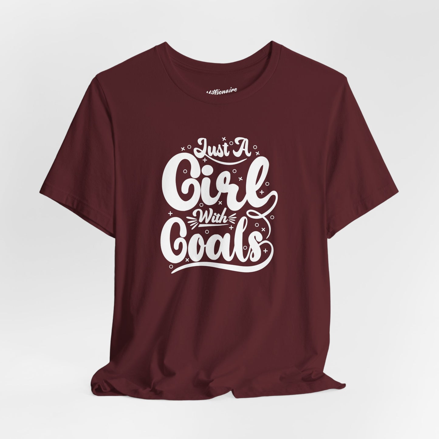 Just a Girl with Goals Soft Cotton Tee