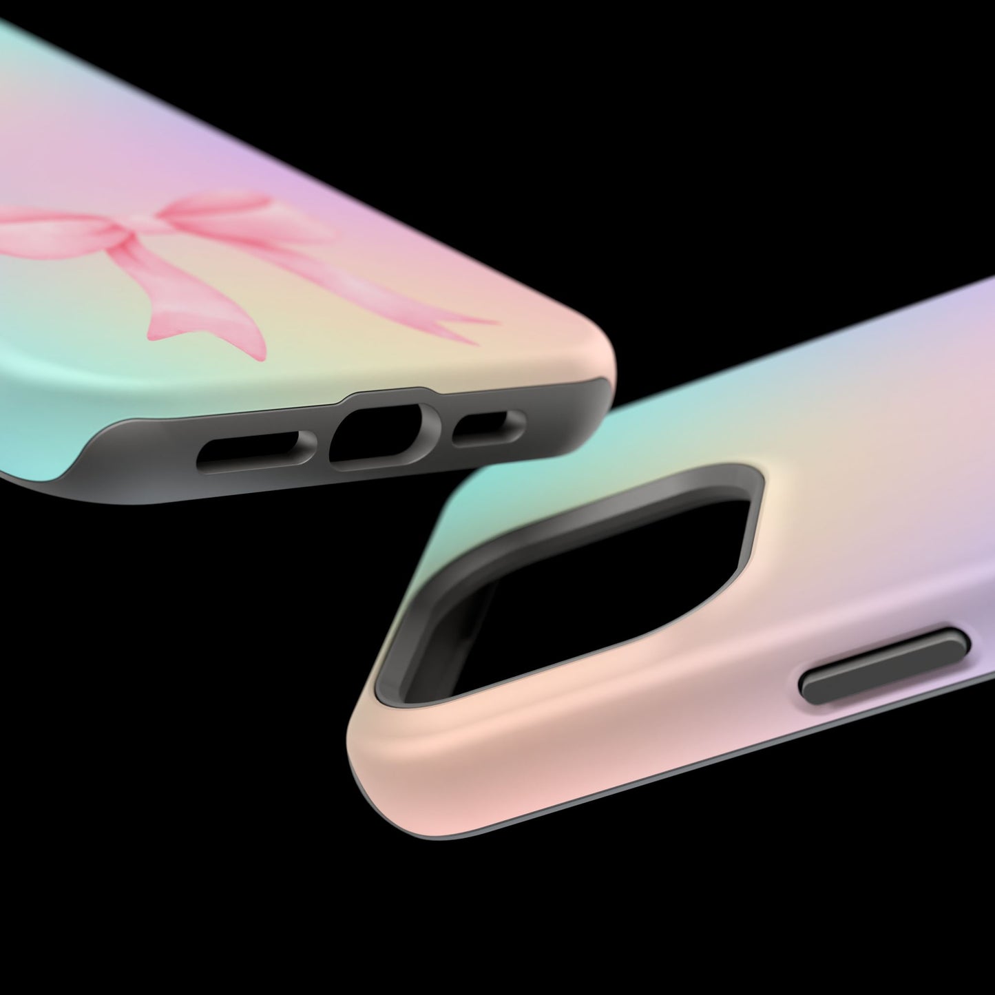 Pink Bow & Cotton Candy MagSafe iPhone® Case