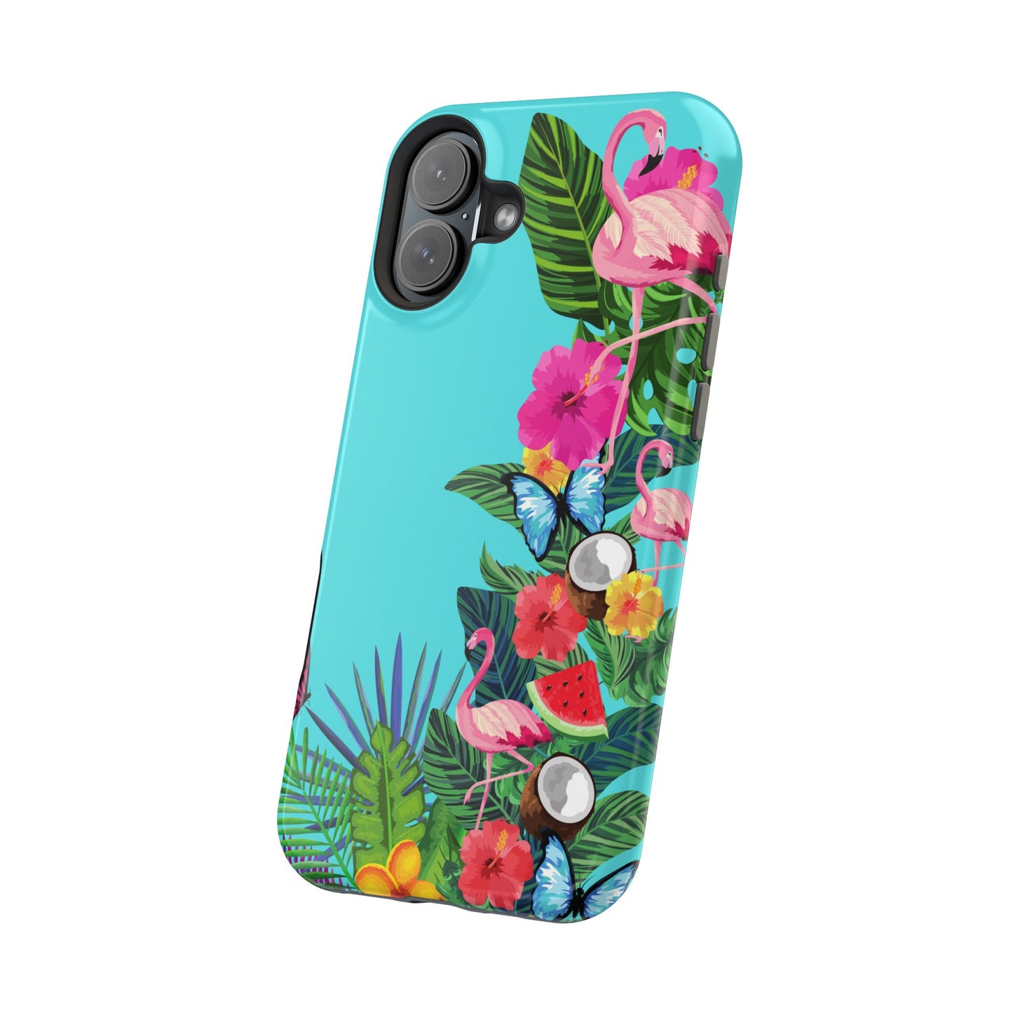 Pink Flamingo MagSafe iPhone® Case