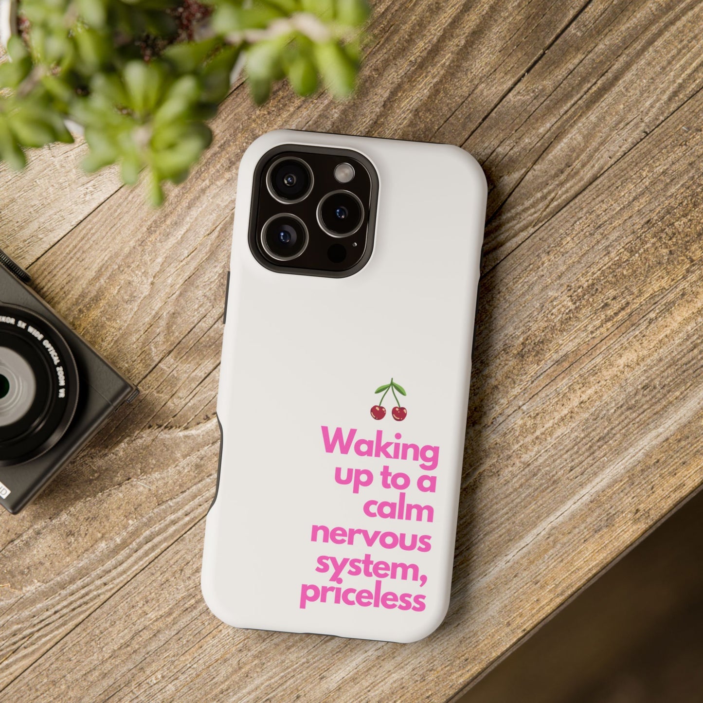 Stay Calm MagSafe iPhone® Case White