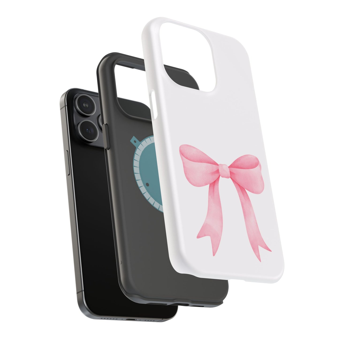 Pink Bow MagSafe iPhone® Case