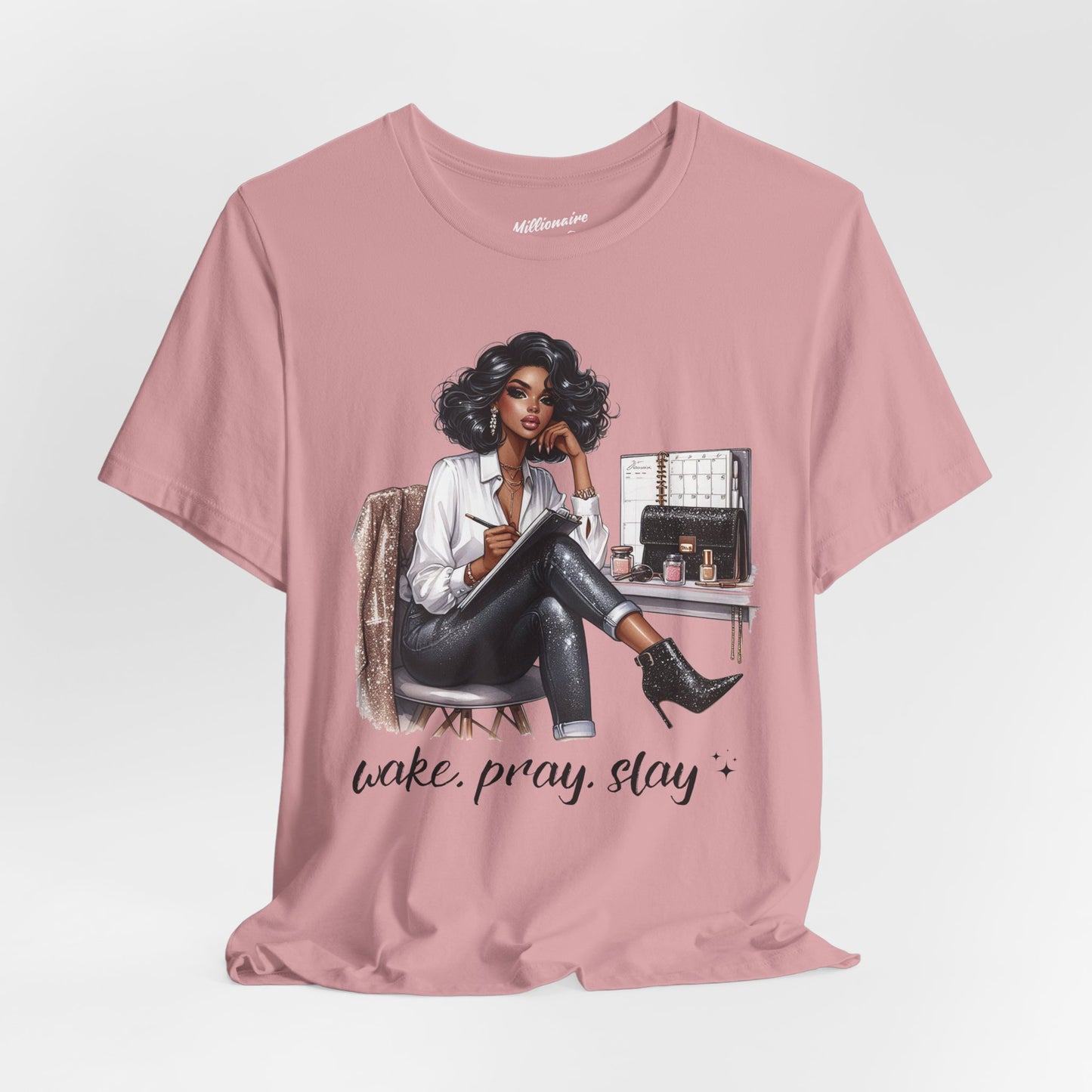 Wake Pray Slay Soft Cotton Tee