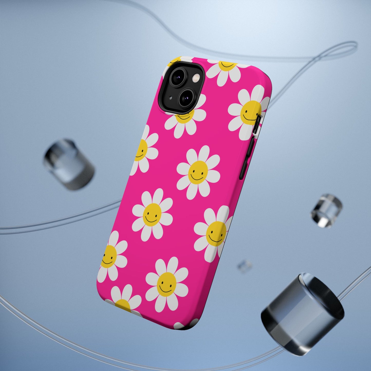 Pink Flowers MagSafe iPhone® Case
