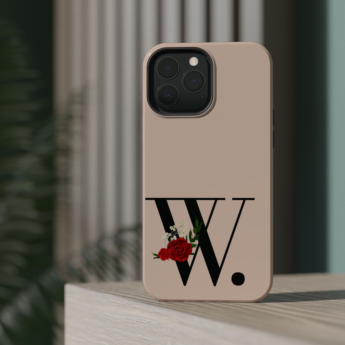 Personalized Letter W MagSafe iPhone® Case