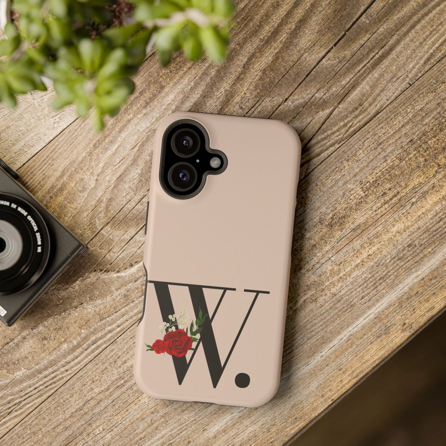 Personalized Letter W MagSafe iPhone® Case