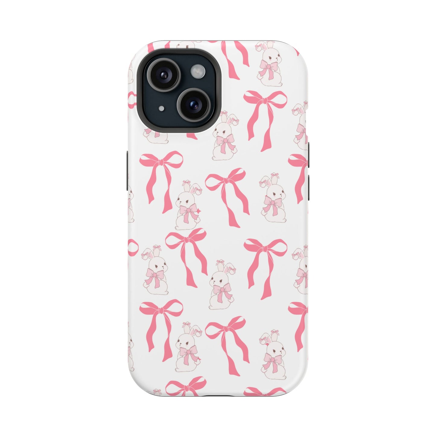 Pink Bows & Bunnies MagSafe iPhone® Case