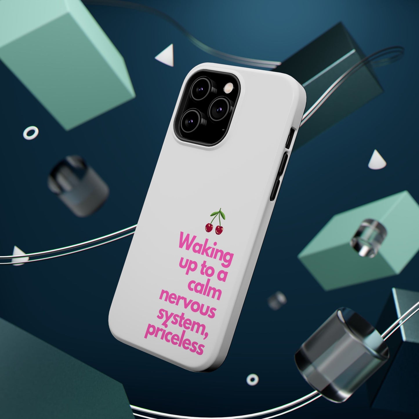Stay Calm MagSafe iPhone® Case White