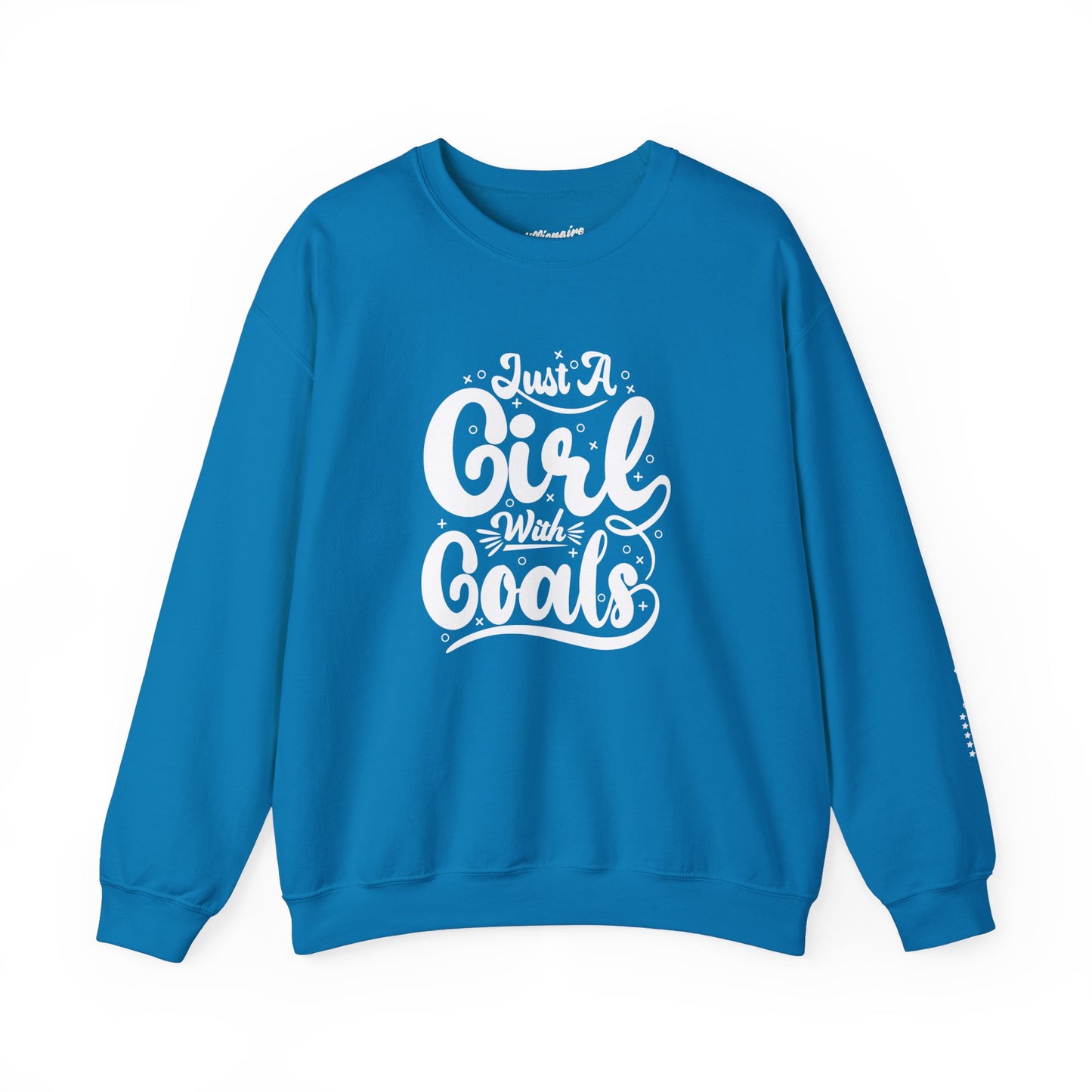 Just a Girl with Goals Unisex Crewneck Sweatshirt