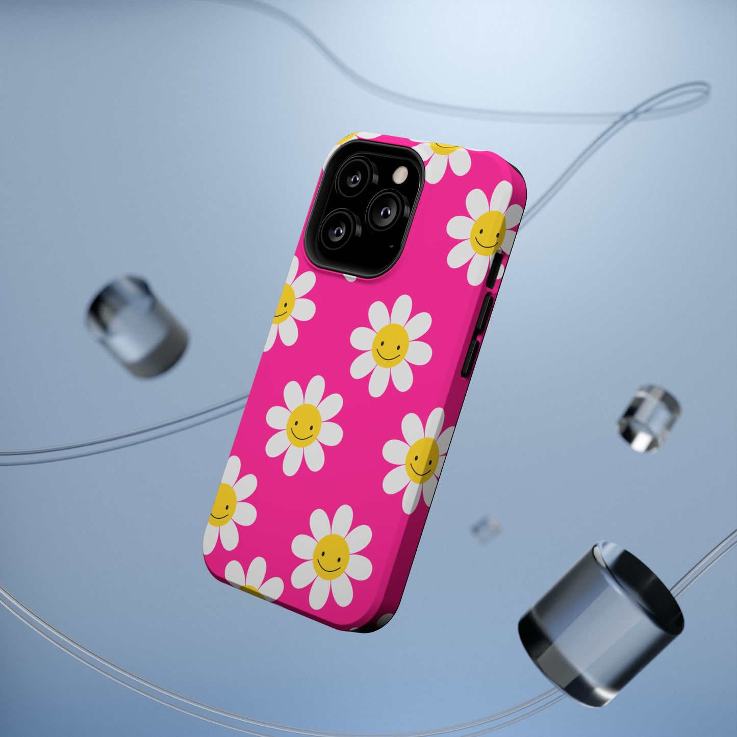 Pink Flowers MagSafe iPhone® Case
