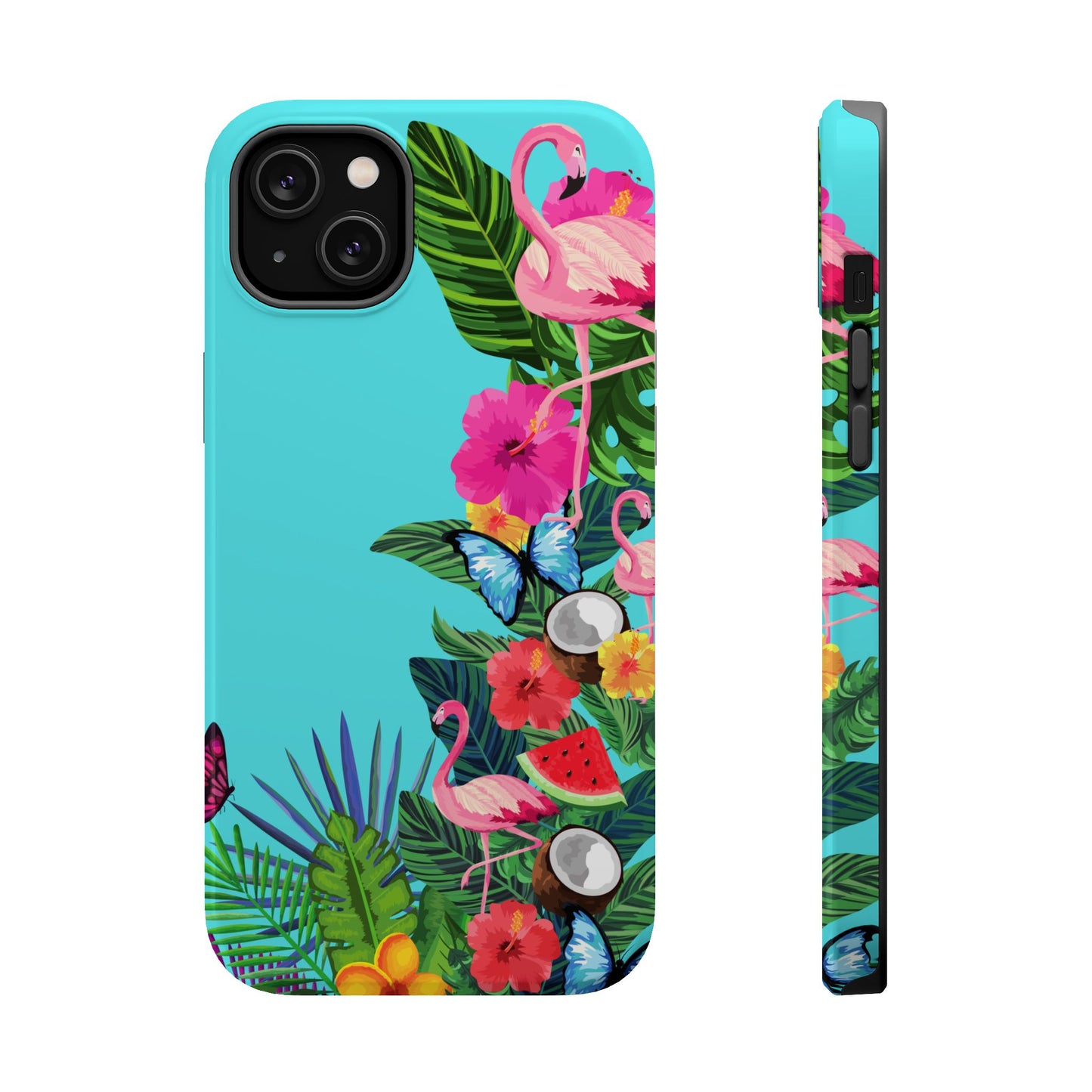 Pink Flamingo MagSafe iPhone® Case
