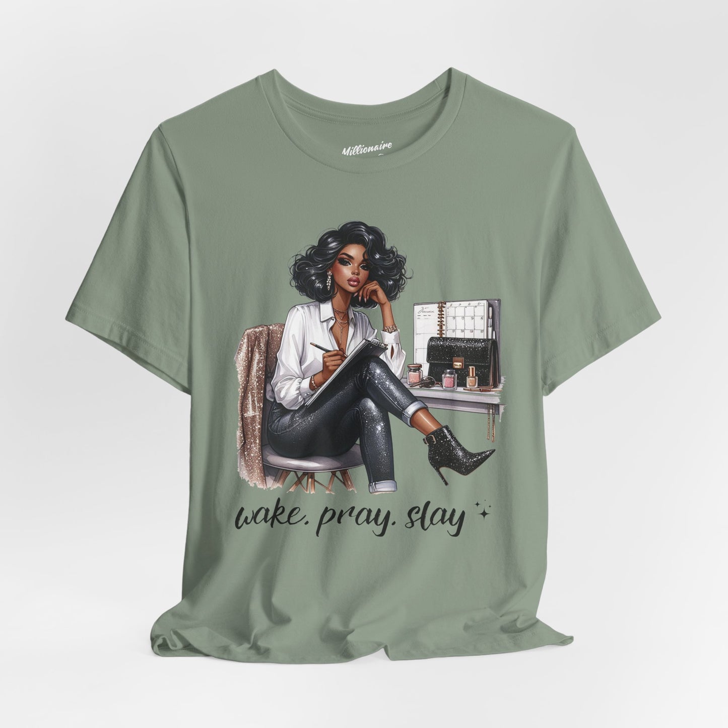 Wake Pray Slay Soft Cotton Tee