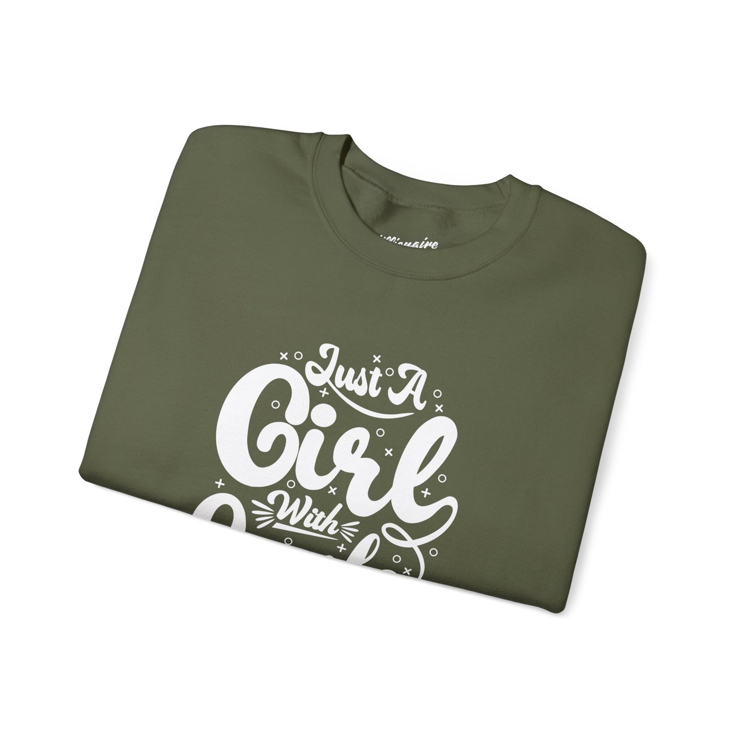 Just a Girl with Goals Unisex Crewneck Sweatshirt