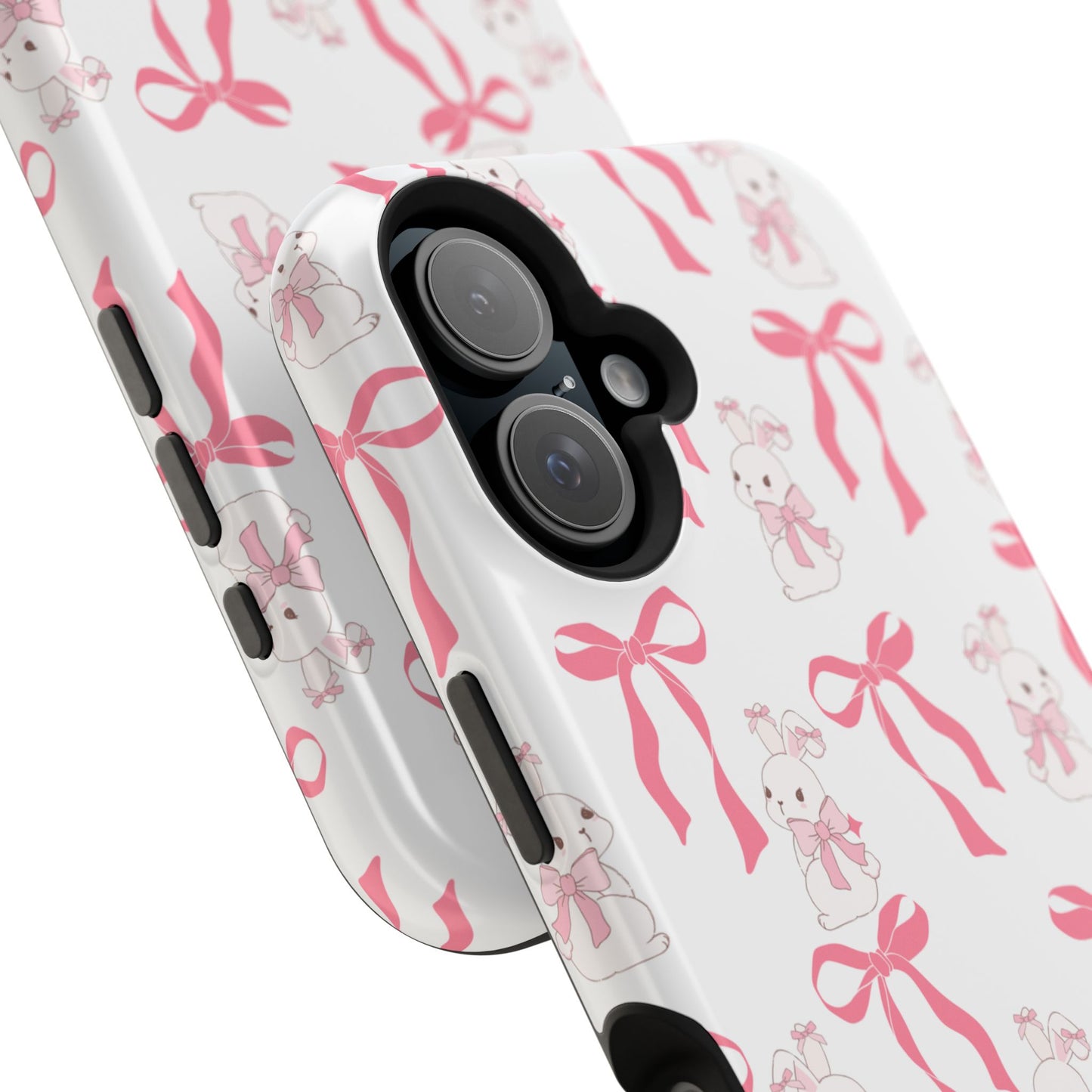 Pink Bows & Bunnies MagSafe iPhone® Case