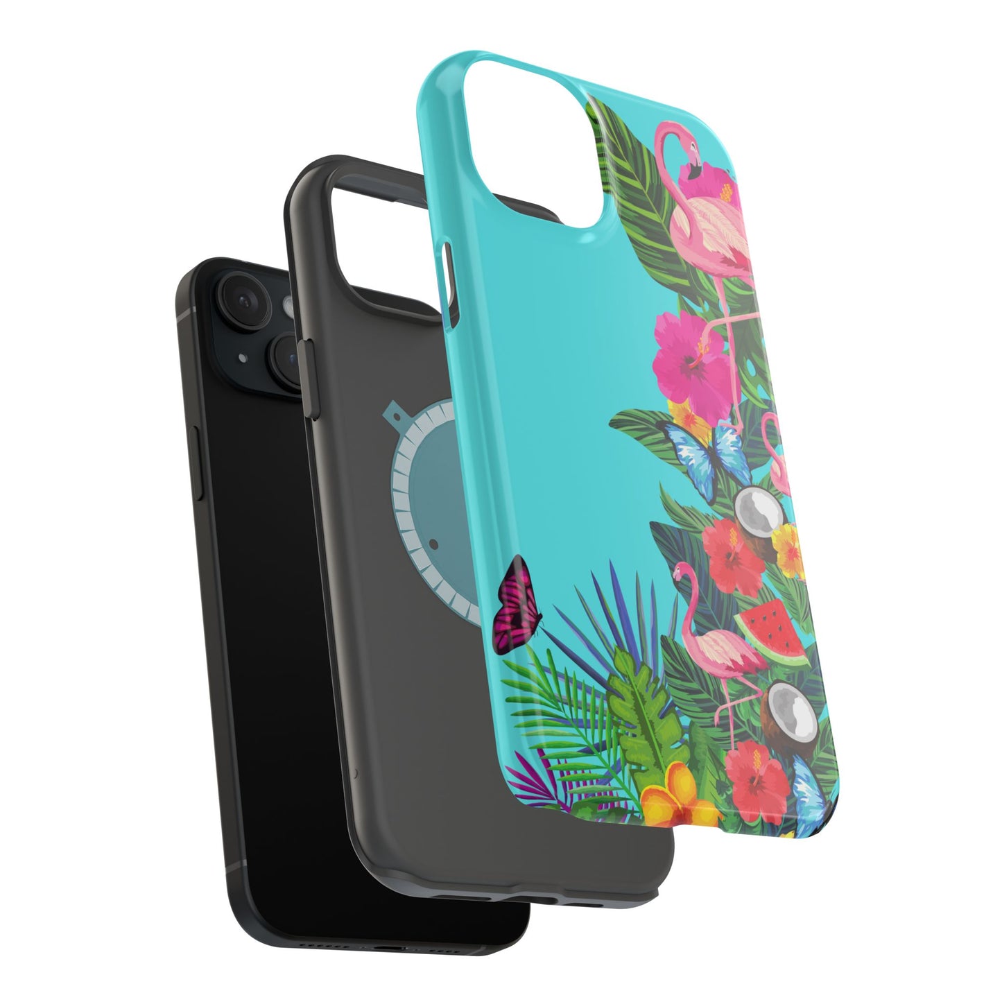 Pink Flamingo MagSafe iPhone® Case