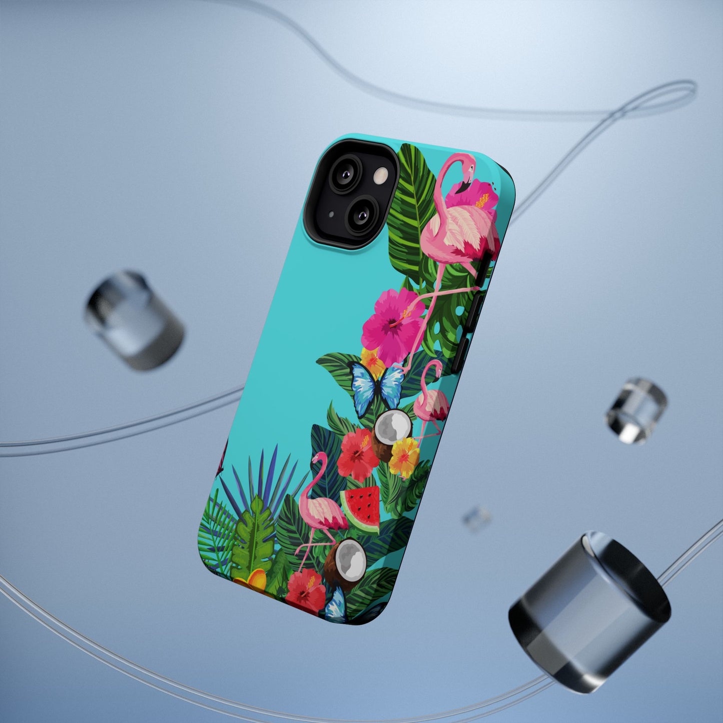 Pink Flamingo MagSafe iPhone® Case