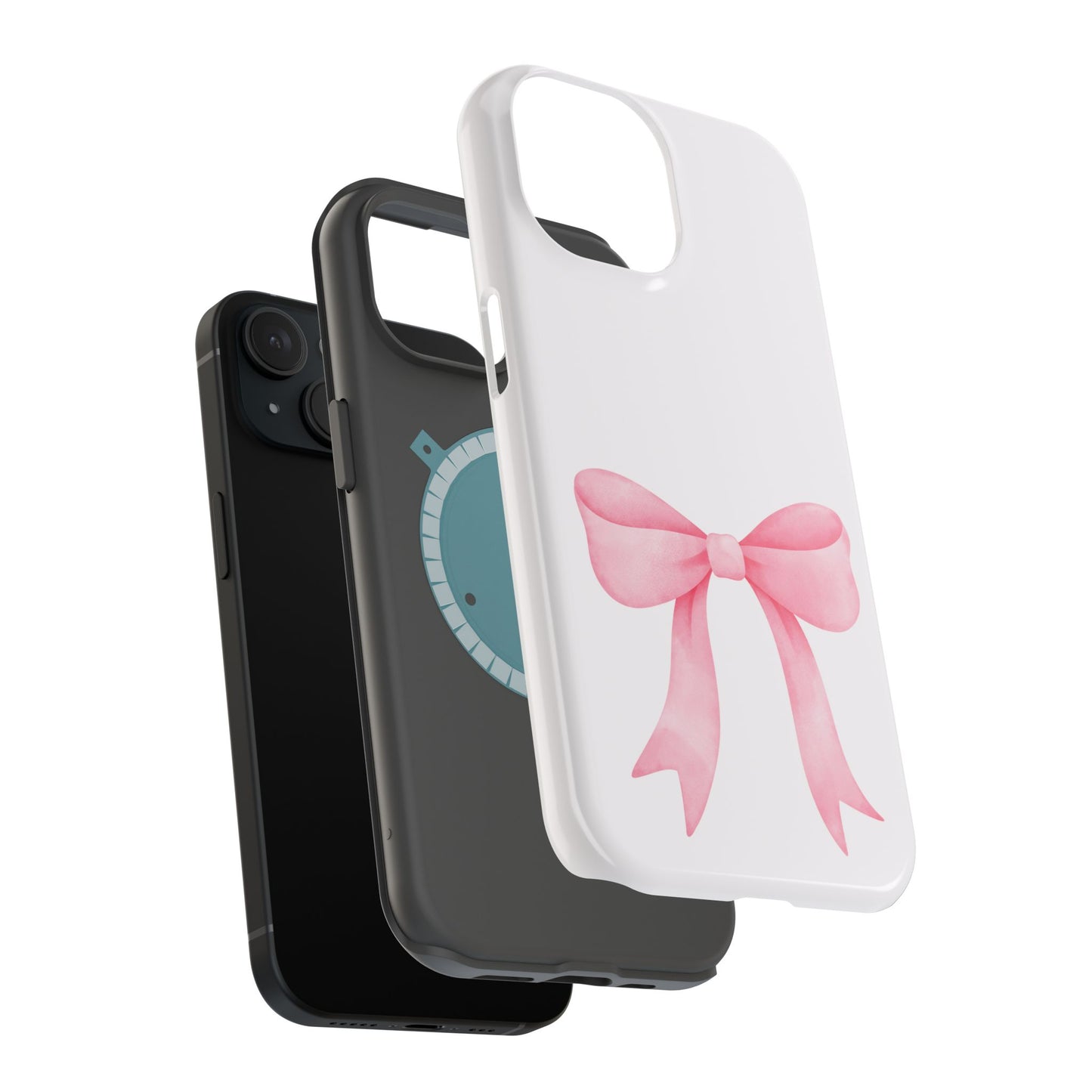 Pink Bow MagSafe iPhone® Case