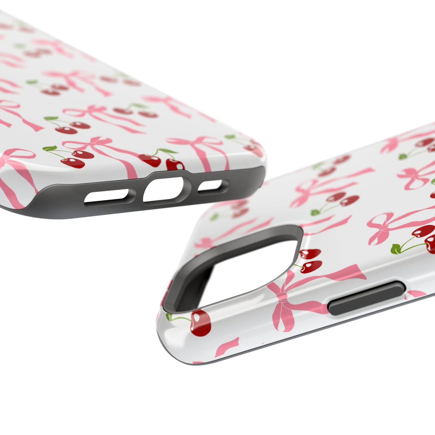 Pink Bows & Cherry MagSafe iPhone® Case