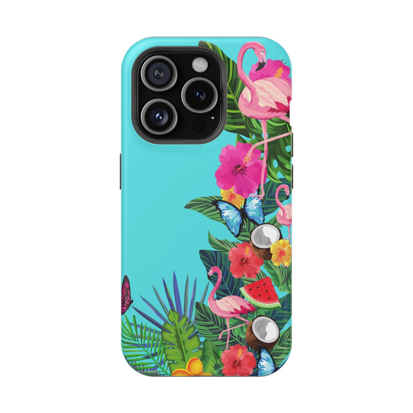 Pink Flamingo MagSafe iPhone® Case